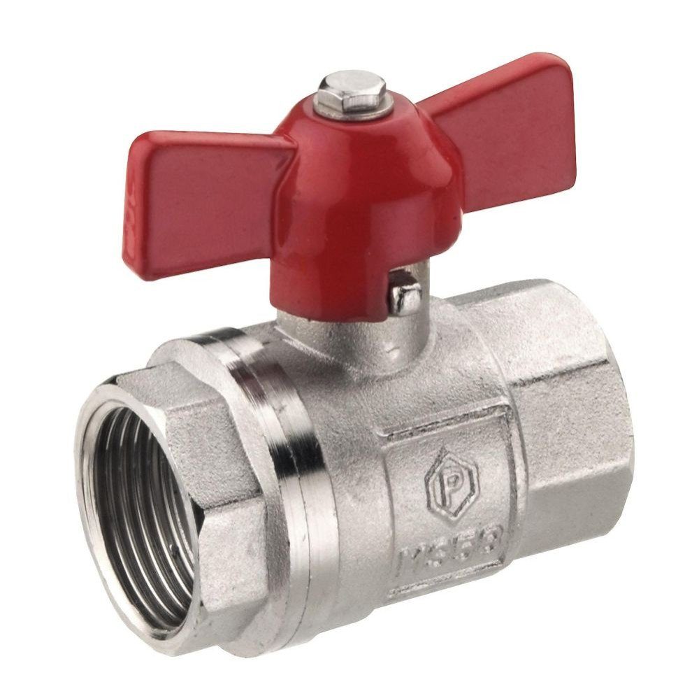 Absperrventil Kugelhahn 19,05 mm (3/4) Innen, mit Flügelgriff