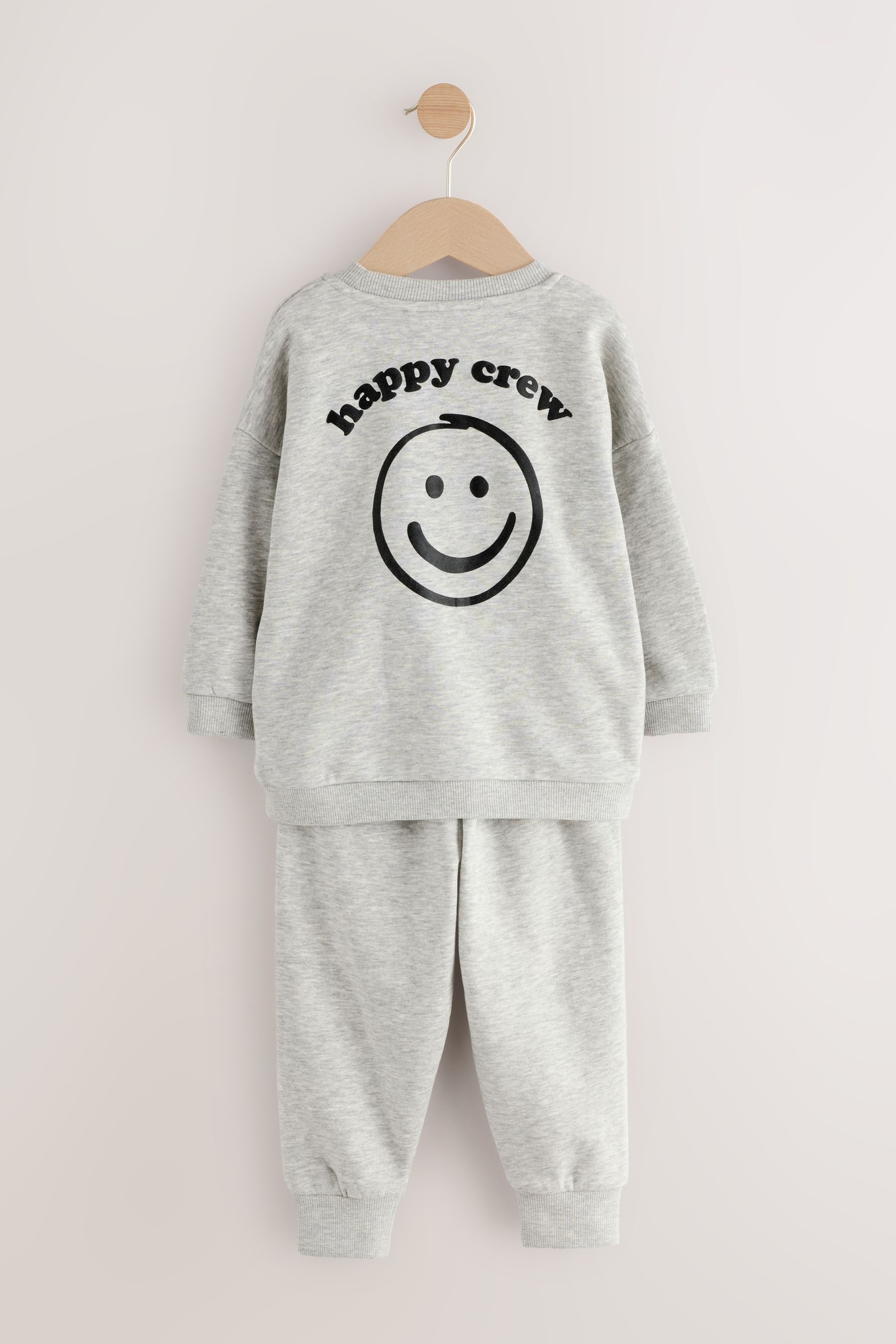 Next Sweatanzug Rundhalspullover mit Print und günstig online kaufen