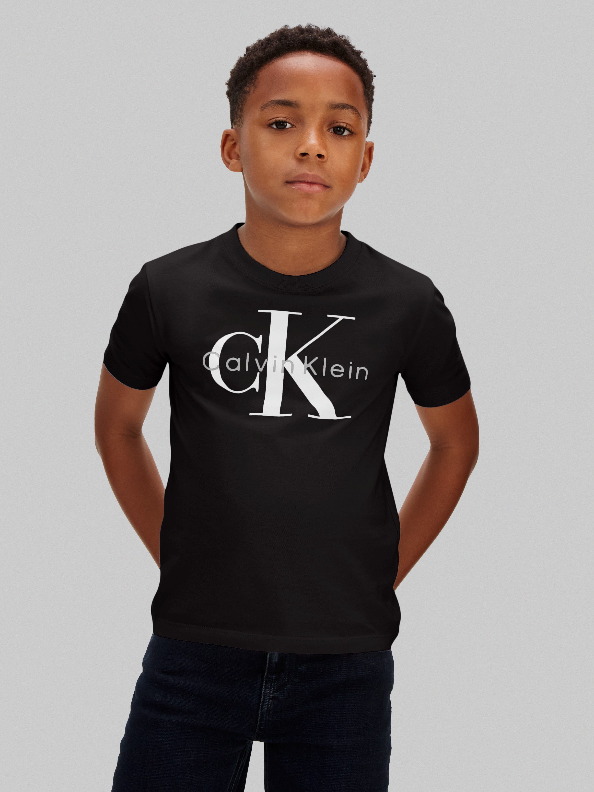 Calvin Klein Jeans T-Shirt MONO LOGO T-SHIRT Regular fit für Kinder, mit Logoschriftzug