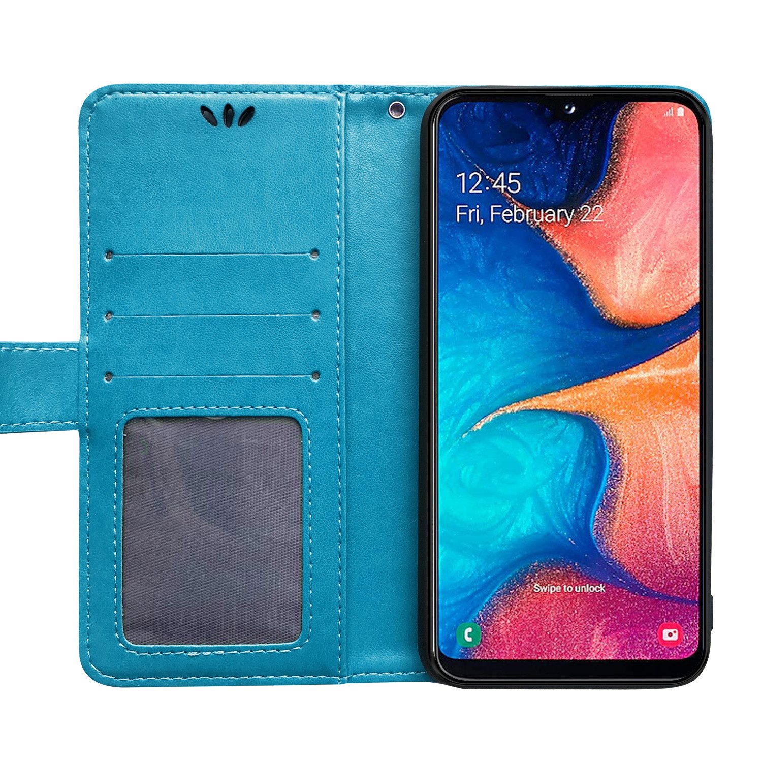betterfon Handyhülle Handytasche für Samsung Galaxy Klapphülle Flip Case, Wallet Case mit Kartenfächern Magnetverschluss und weicher Innenhülle
