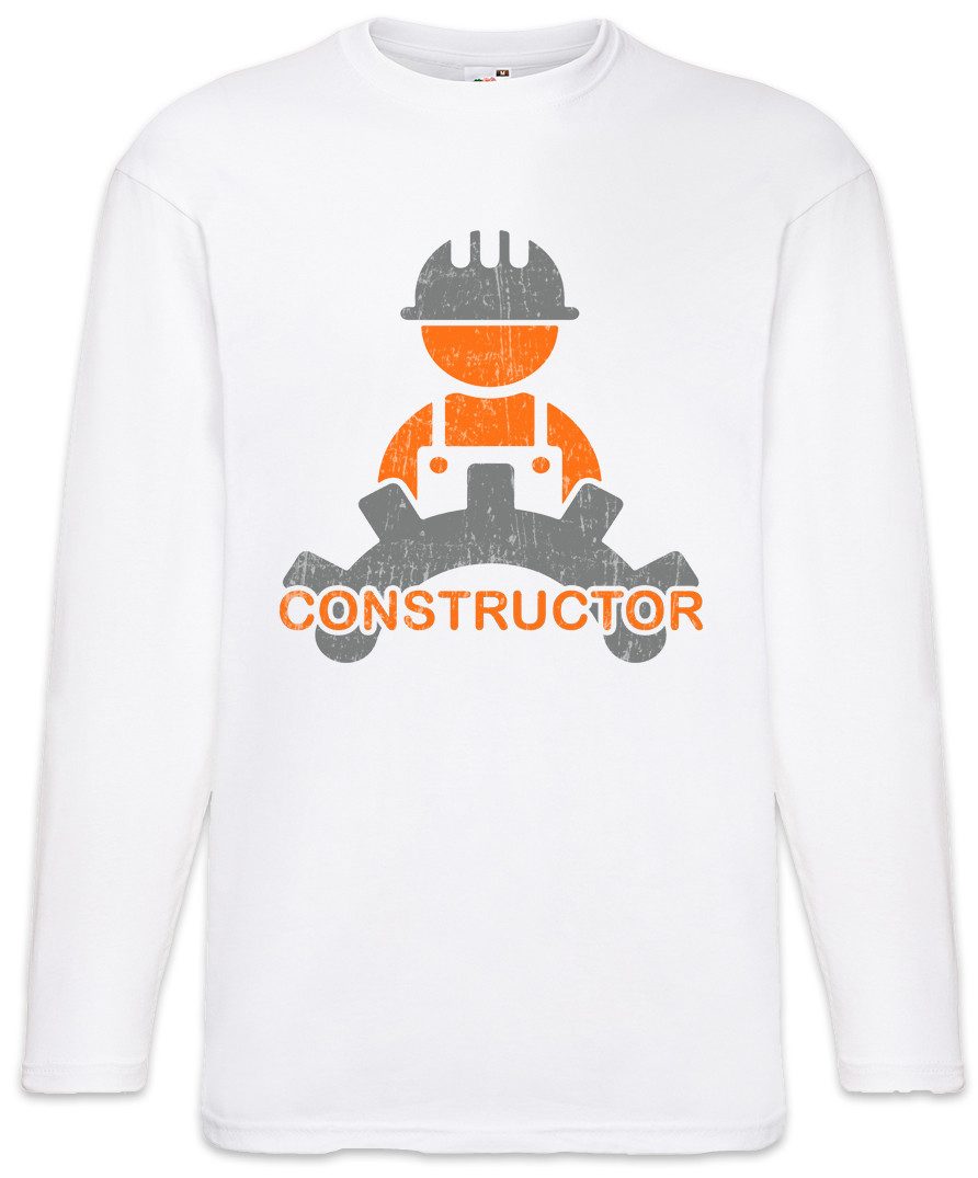 Langarmshirt Constructor I Langarm T-Shirt Handwerker Maurer Mason Bauarbeiter Bau
