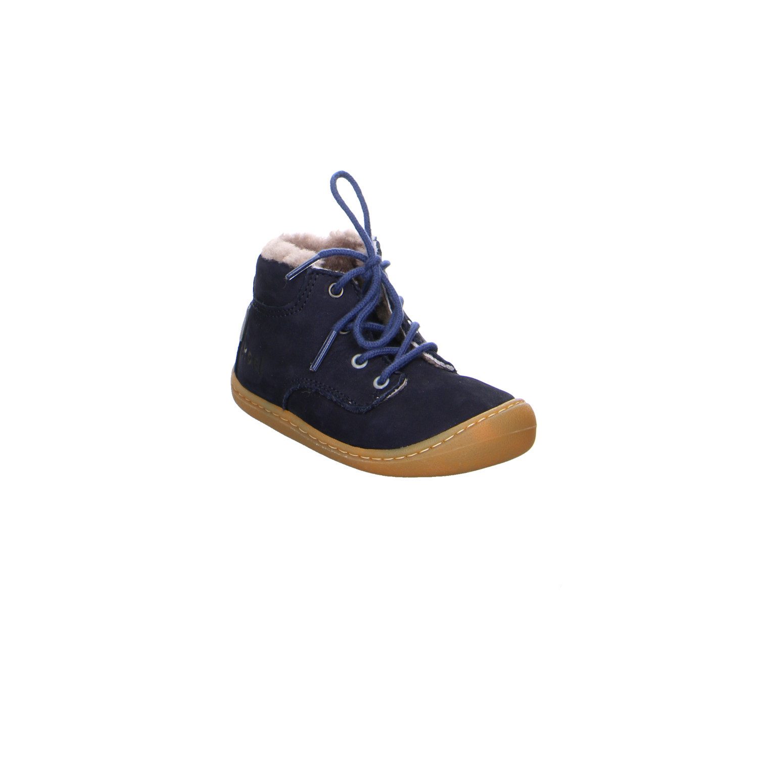 KOEL Koel Nubuk Schnürstiefel Winter Jungen blau Winterstiefelette