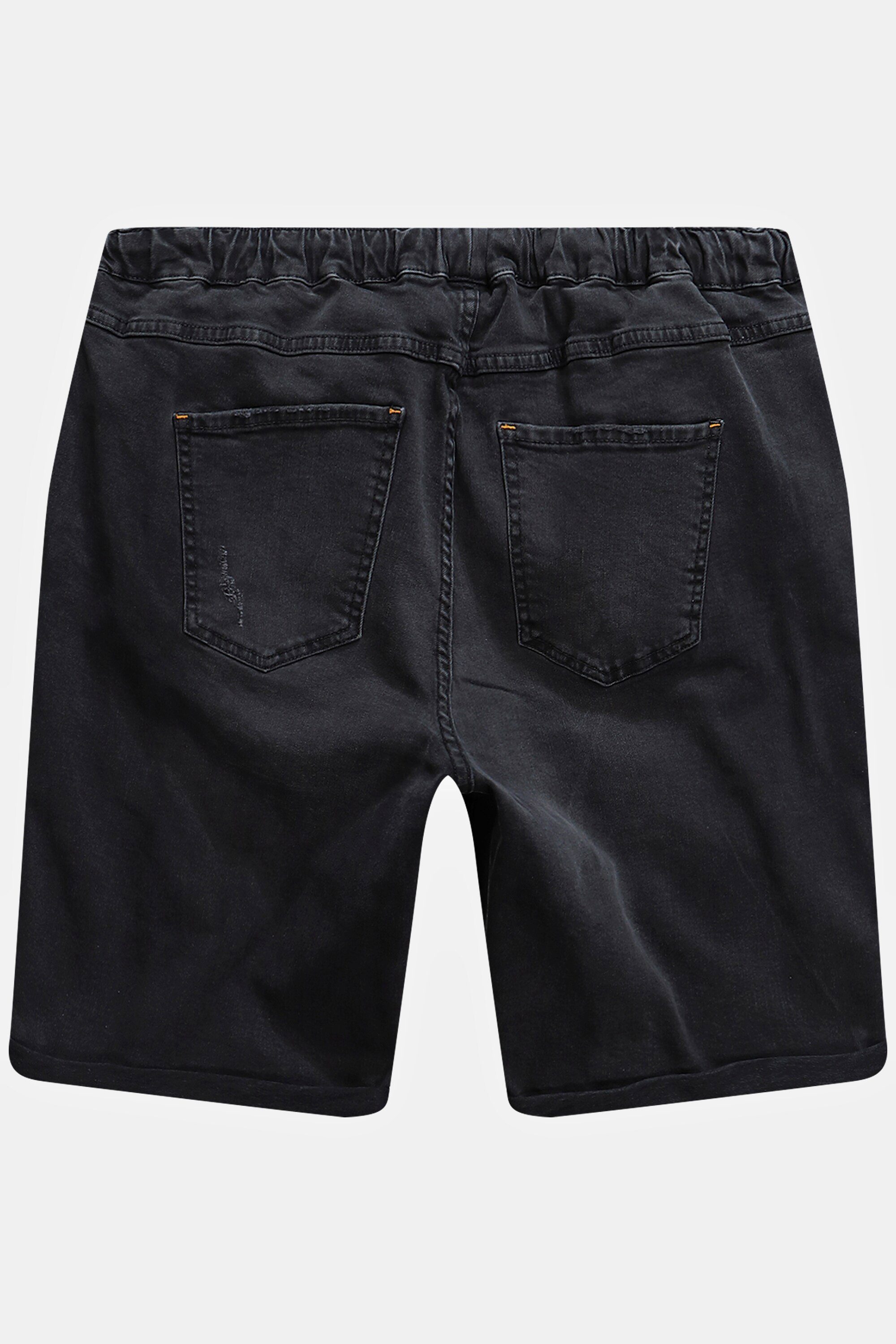 STHUGE Jeansbermudas Jeans-Bermuda FLEXLASTIC® Denim destroyed
