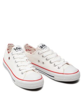 Lee Cooper Sneakers aus Stoff LCW-22-31-0875L White Sneaker