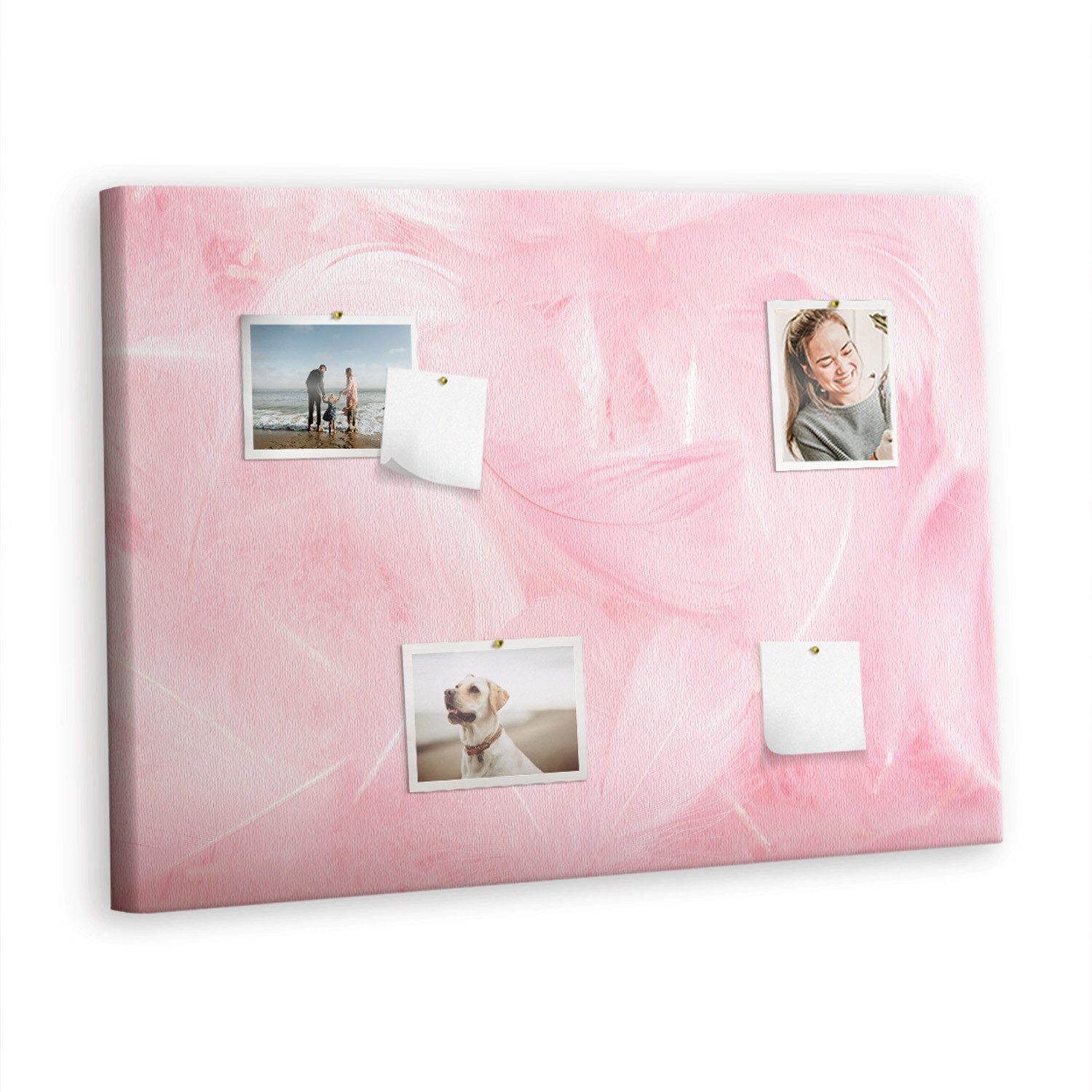 Tulup Pinnwand Abstrakt Memoboard Korktafel XXL 100 cm x 70 cm mit 100 Stk. Pinnadeln