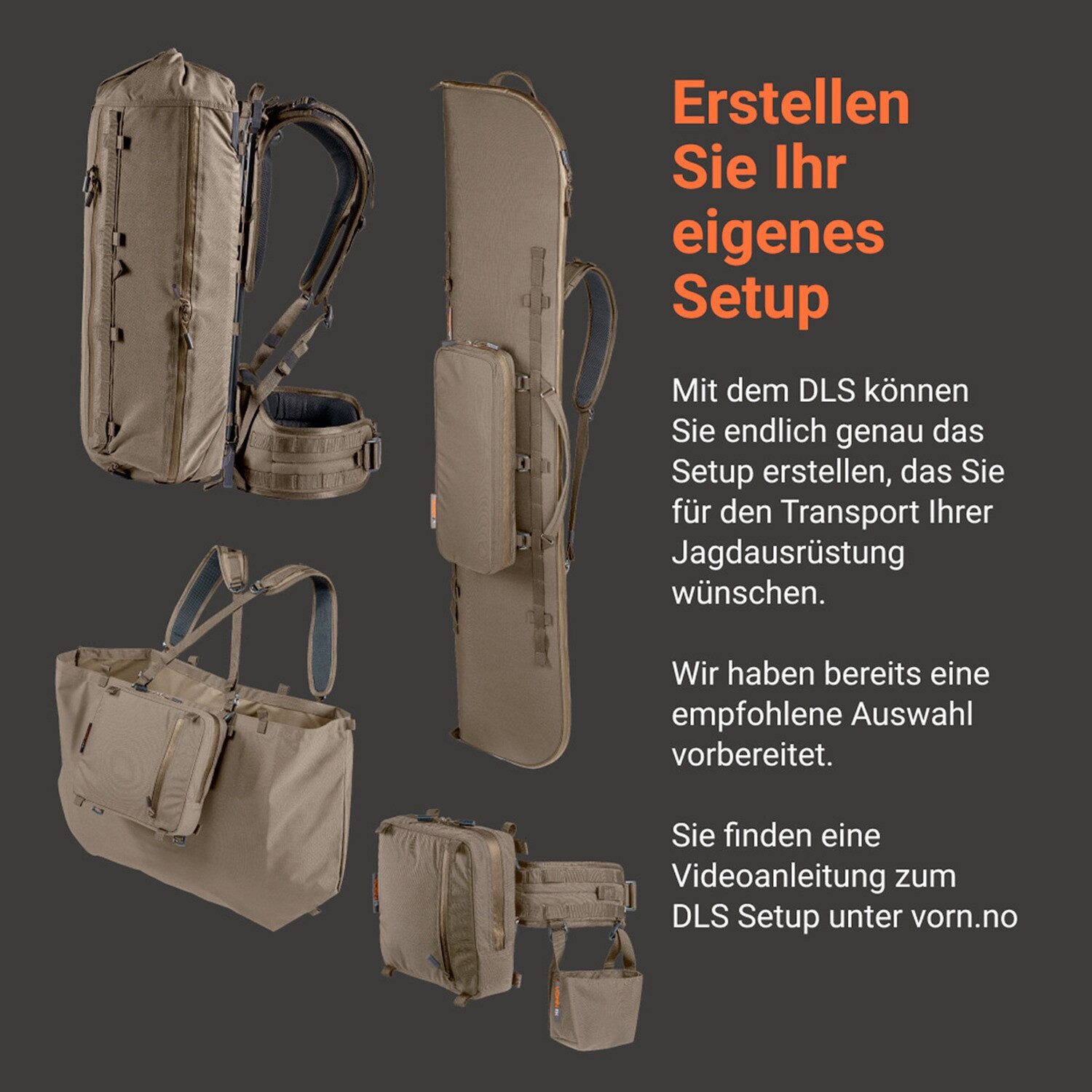 Vorn Freizeitrucksack Waffengurt RS