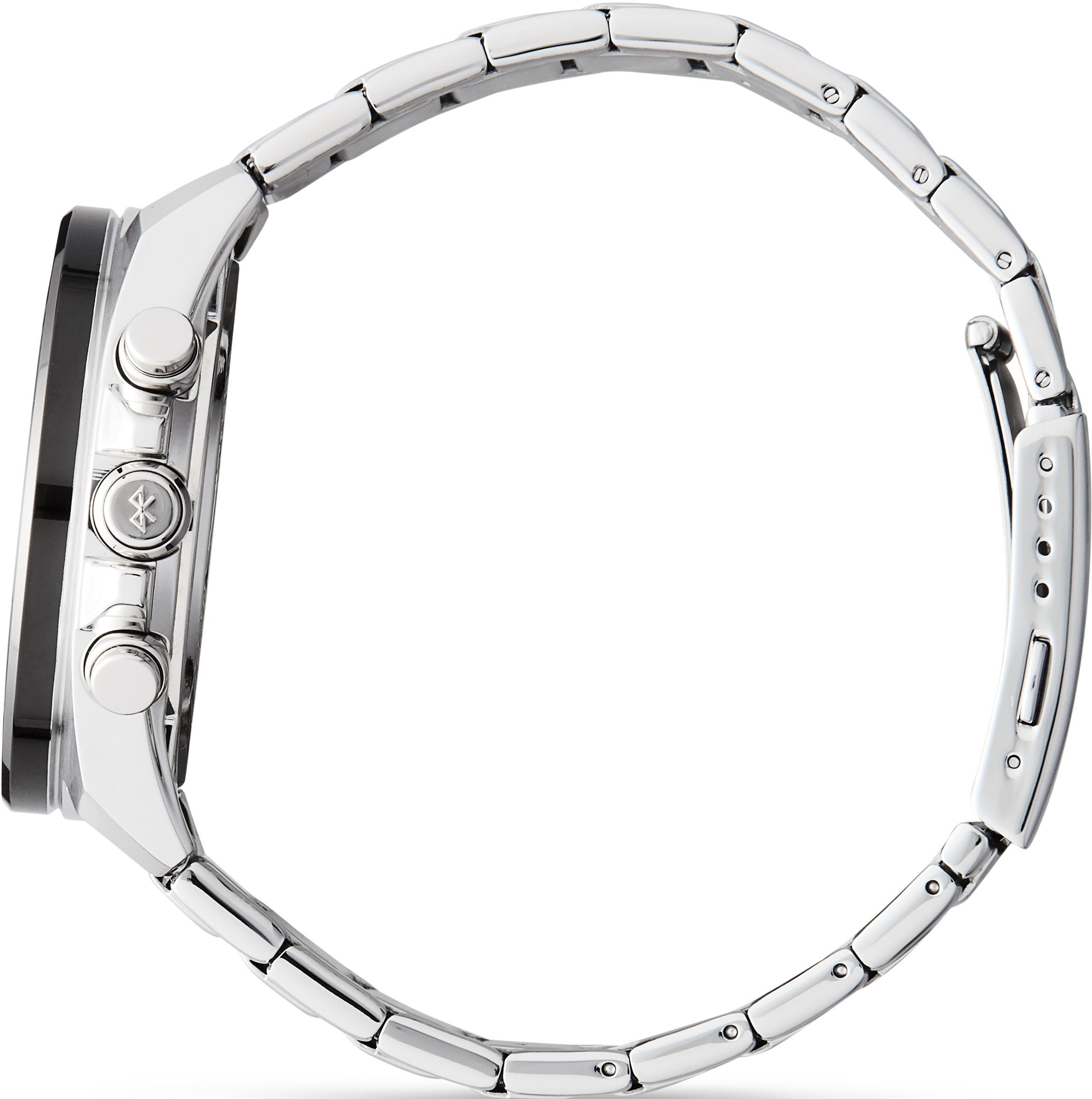 CASIO EDIFICE Smartwatch, Solaruhr, Armbanduhr, Herrenuhr, Android, iOS, Edelstahlarmband