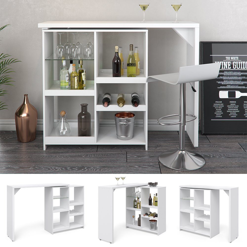 Vicco Bartisch Vega, Weiß, 138 x günstig online kaufen