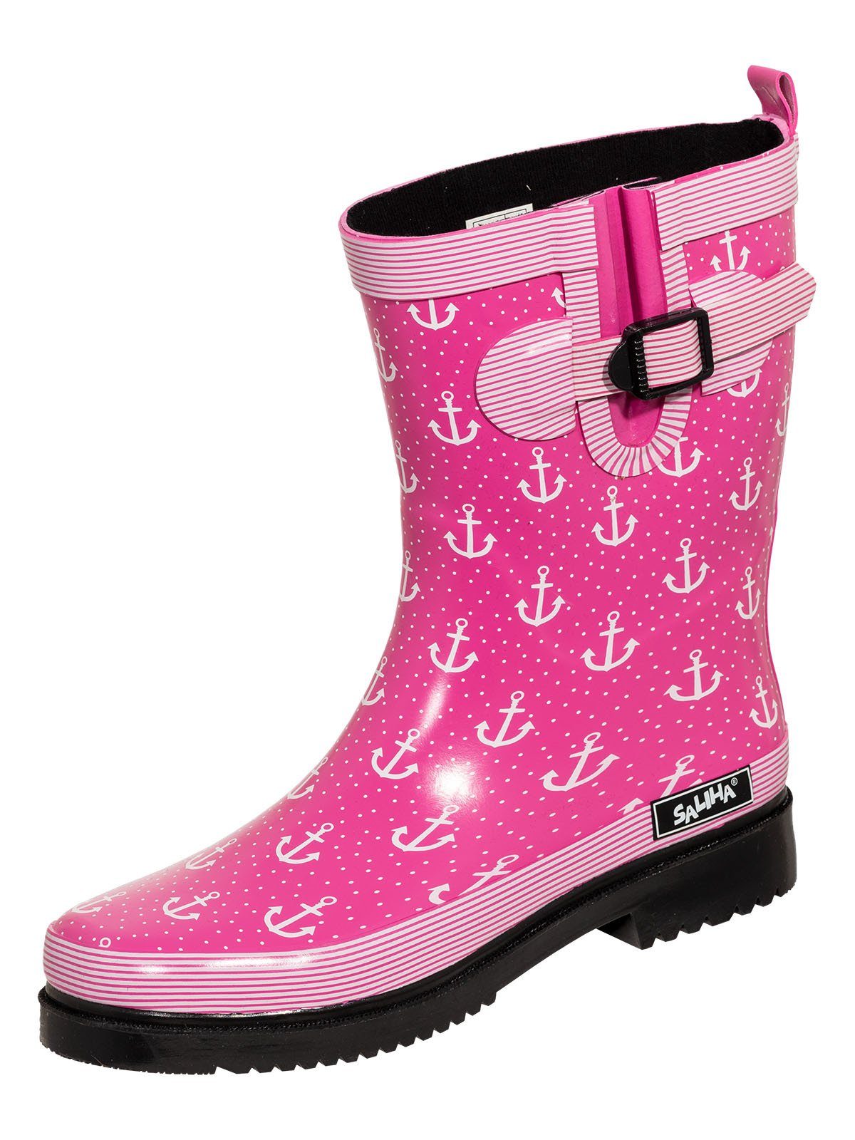 SALIHA Bockstiegel Regenstiefel Gummistiefel Marleen fuchsia/multi