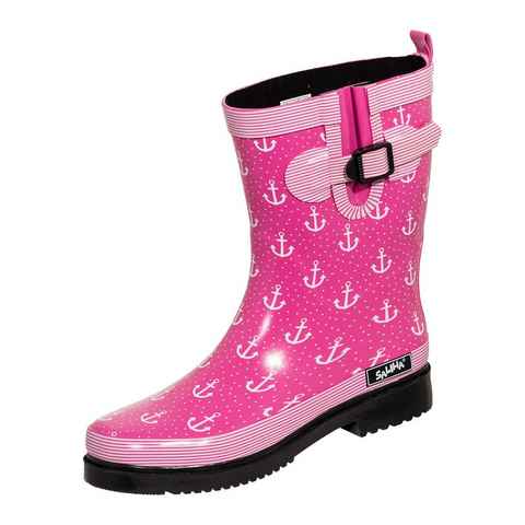 Bockstiegel Regenstiefel Marleen fuchsia/multi Gummistiefel