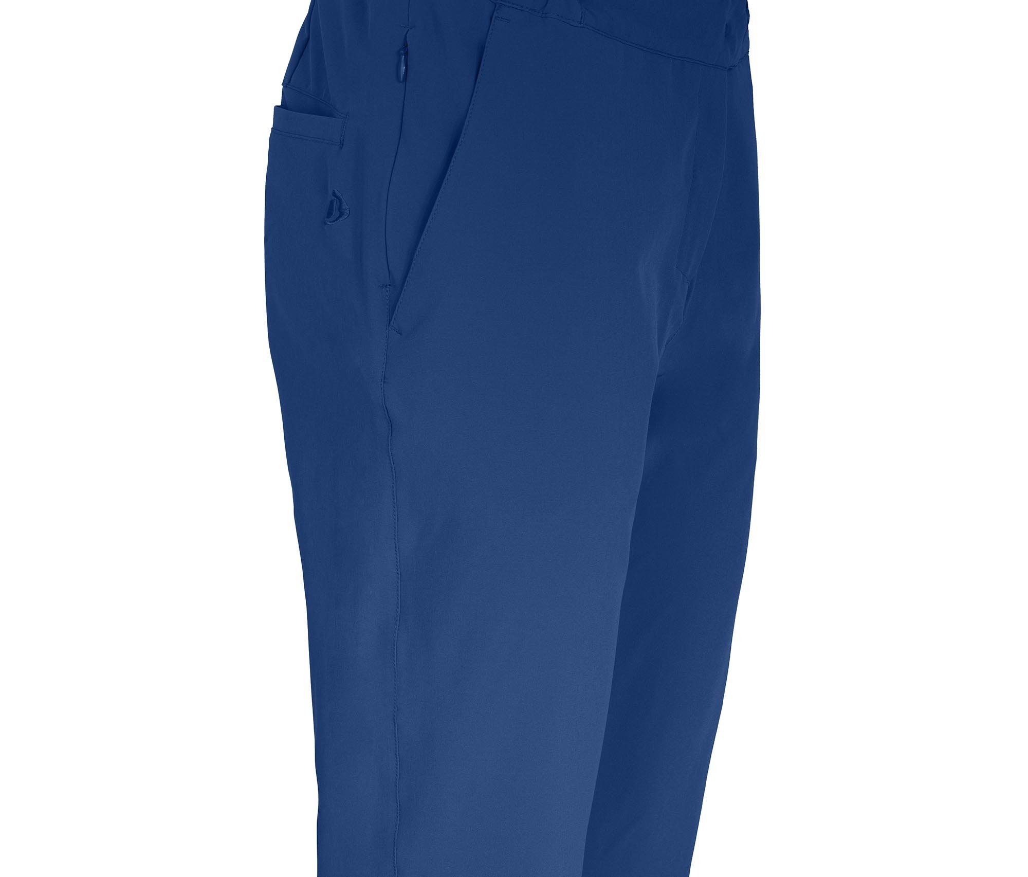 Bergson Outdoorhose SVELVIK universell Normalgrößen, Damen nutzbar, bequem, recycelt, blau super Wanderhose