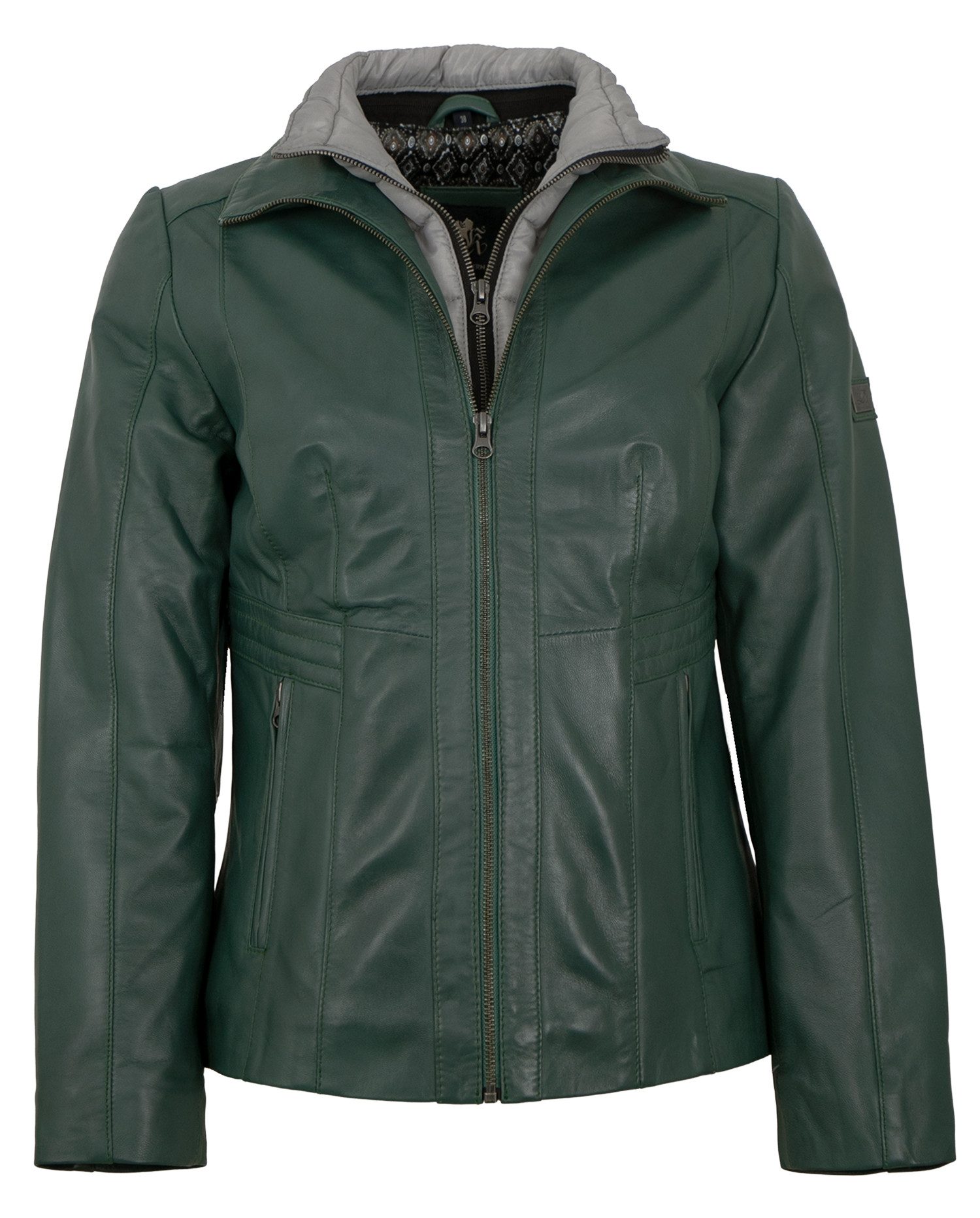 Otto Kern Lederjacke Beate OTTO KERN - Damen Lederjacke Lammnappa grün