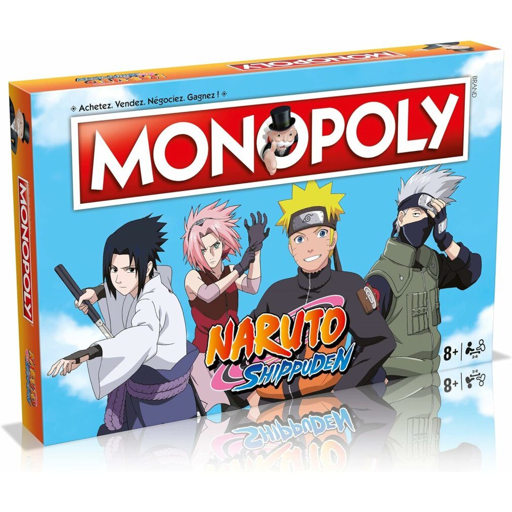 Winning Moves Spiel Tischspiel MONOPOLY Naruto (EN)
