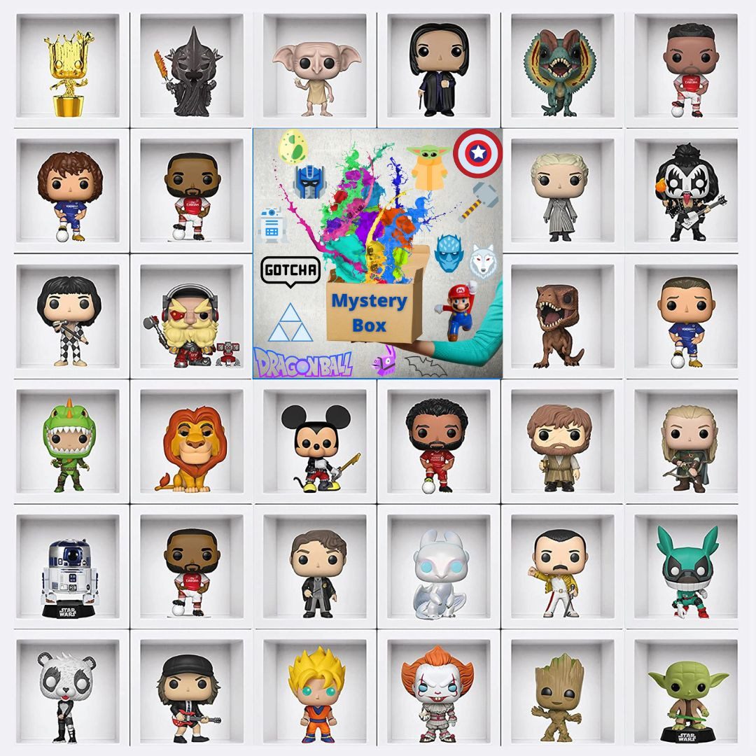 Funko Sammelfigur [Merch-Box] Funko POP! Mystery Box - 6x Funko - Vinyl Figuren