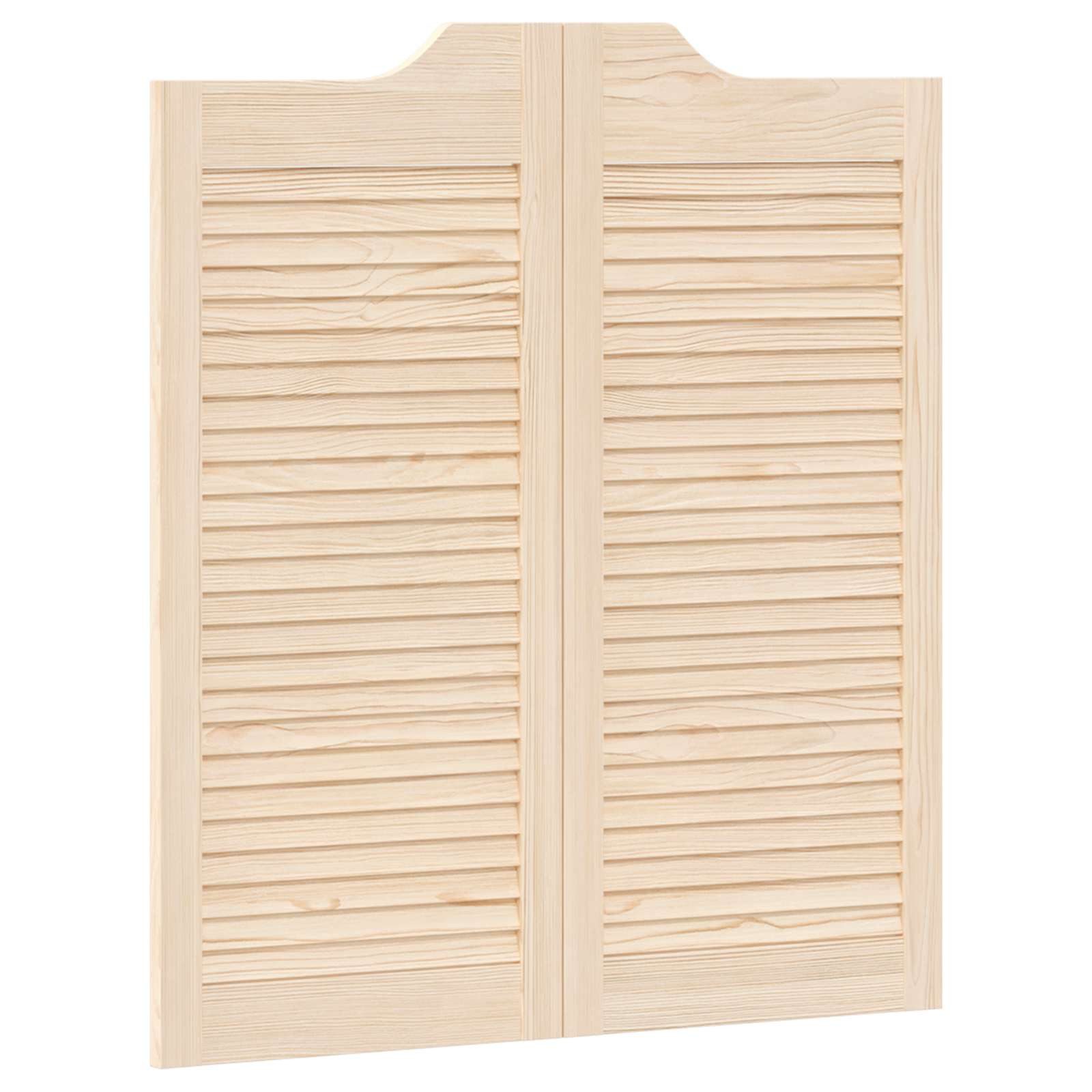 vidaXL Schwingtüren Natur 90 x 40 cm Massives Kiefernholz (1-St)