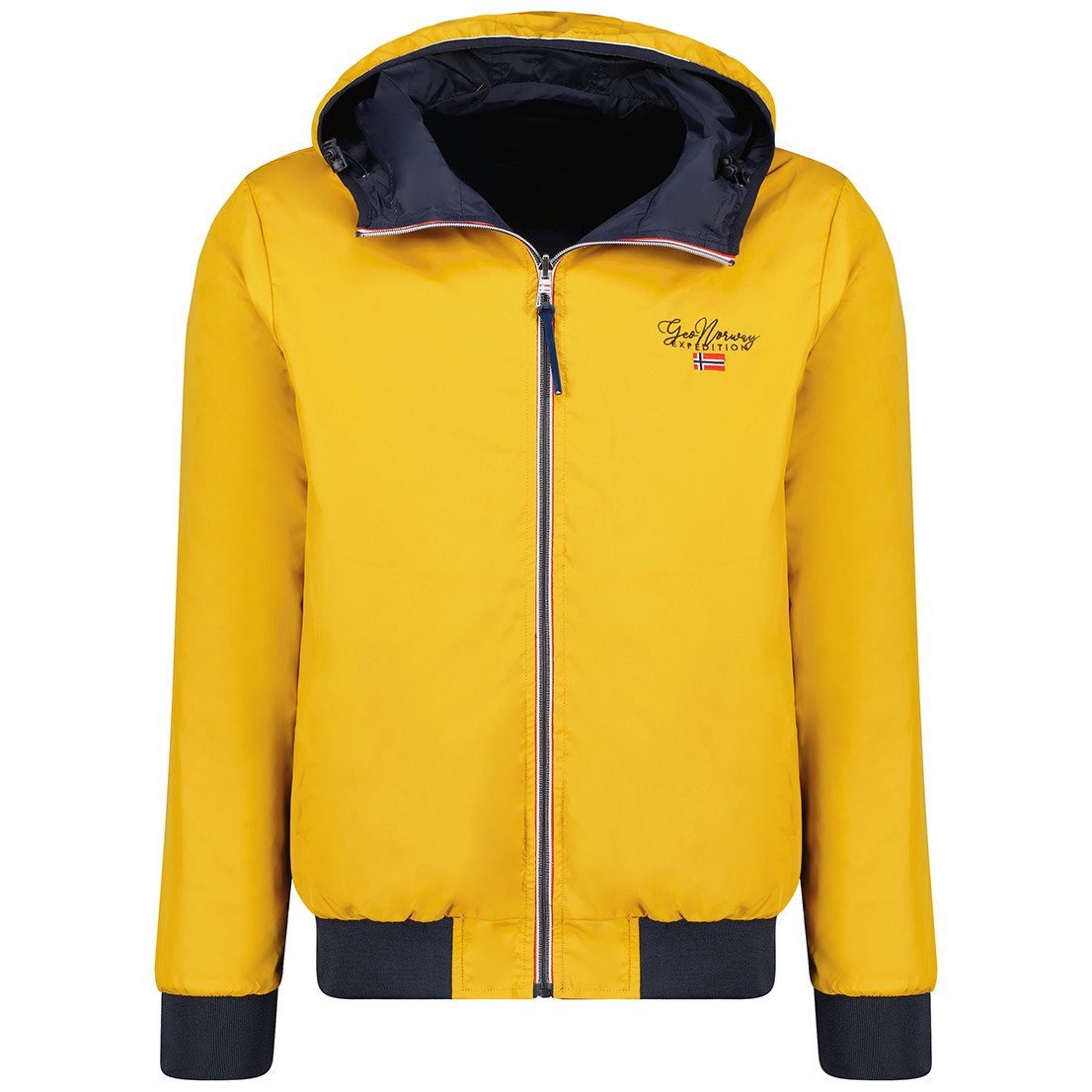 Geographical Norway Softshelljacke Herren Regular Fit Jacke Wendbar baarrivial men mit Kapuze
