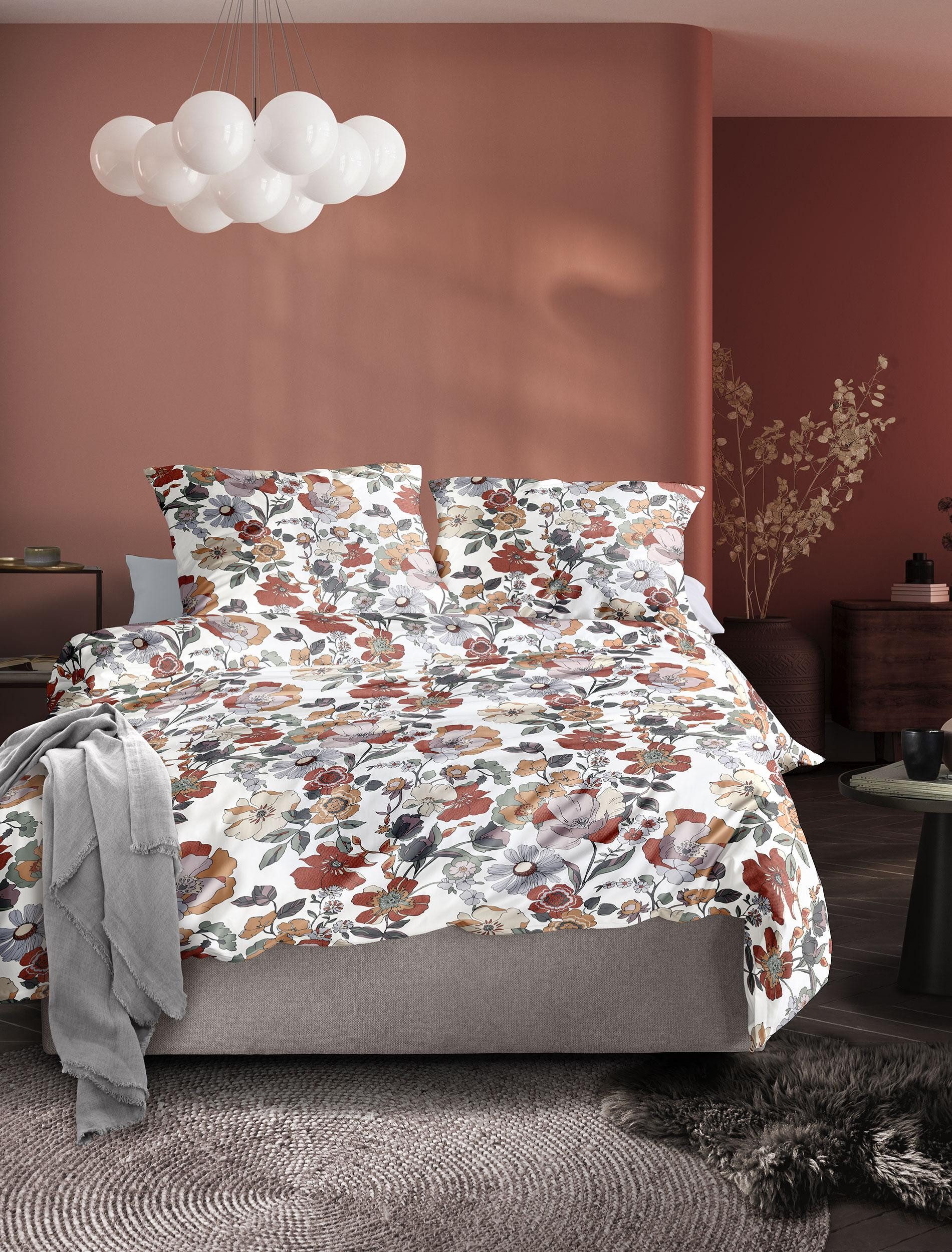 Irisette Bettwäsche Wave 8623, Mako-Satin, 2 teilig, anschmiegsam und atmungsaktiv, Ganzjahresqualität