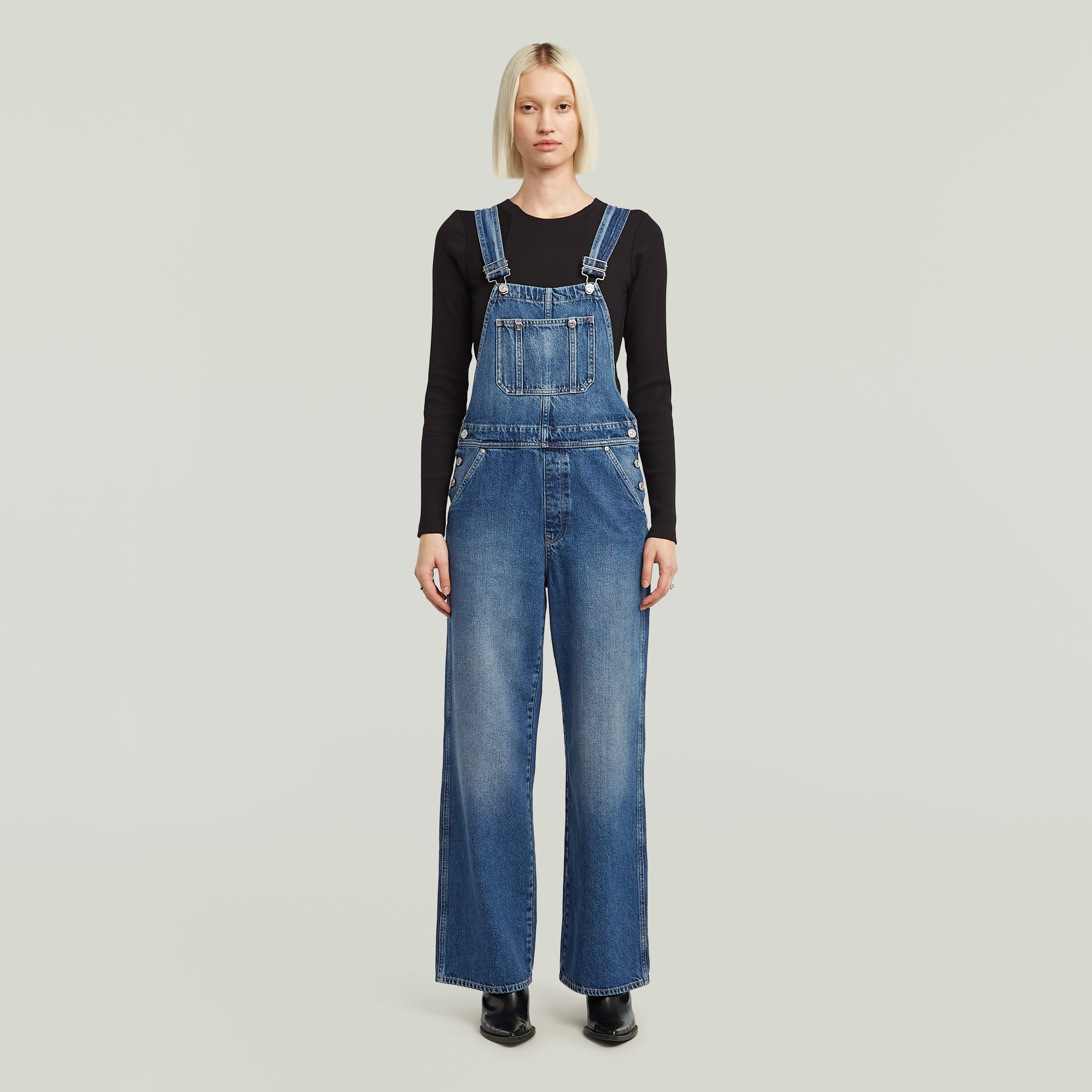 G-STAR Latzhose Straight Leg Dungaree mit günstig online kaufen