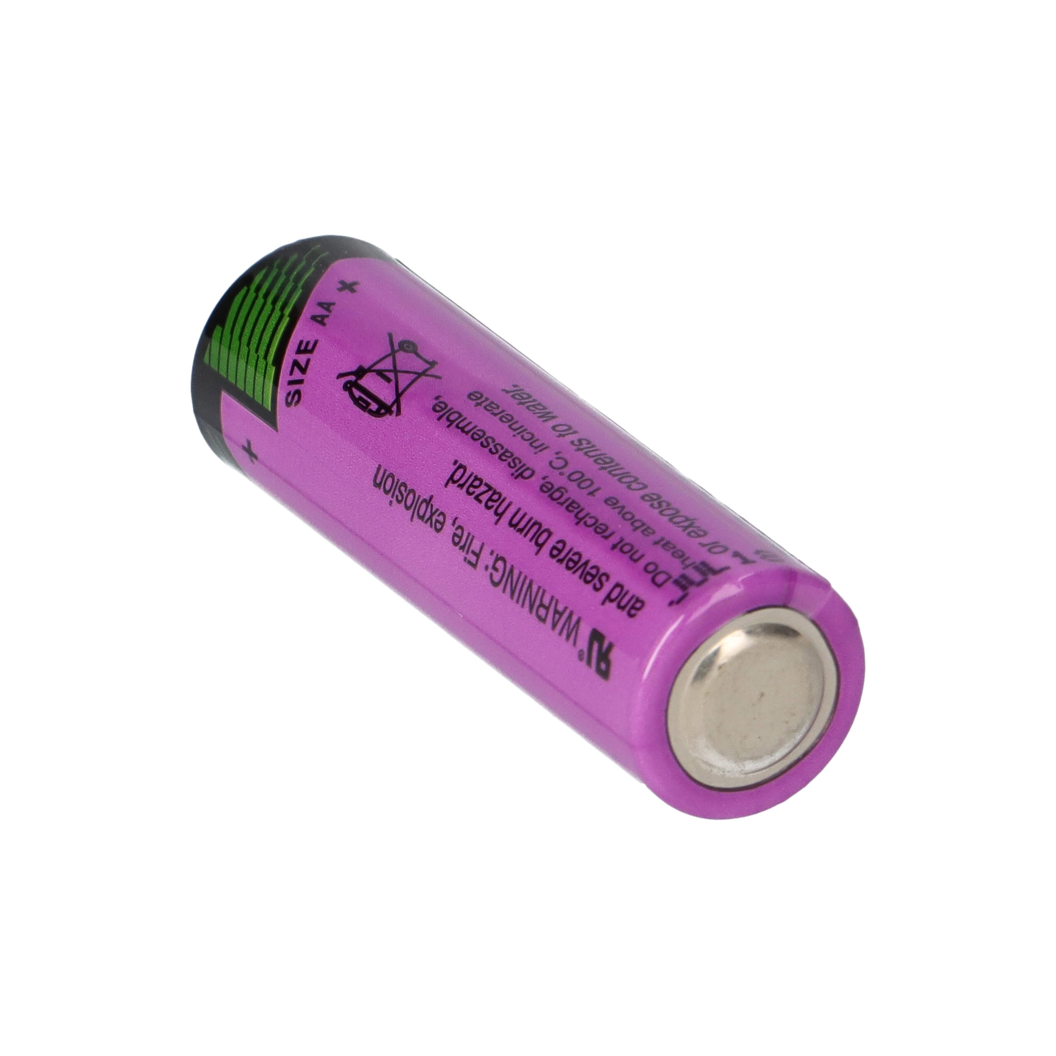 Tadiran 10x Tadiran Lithium 3,6V Batterie SL 760/S AA - Zelle LiSOCl2 2200mAh Batterie
