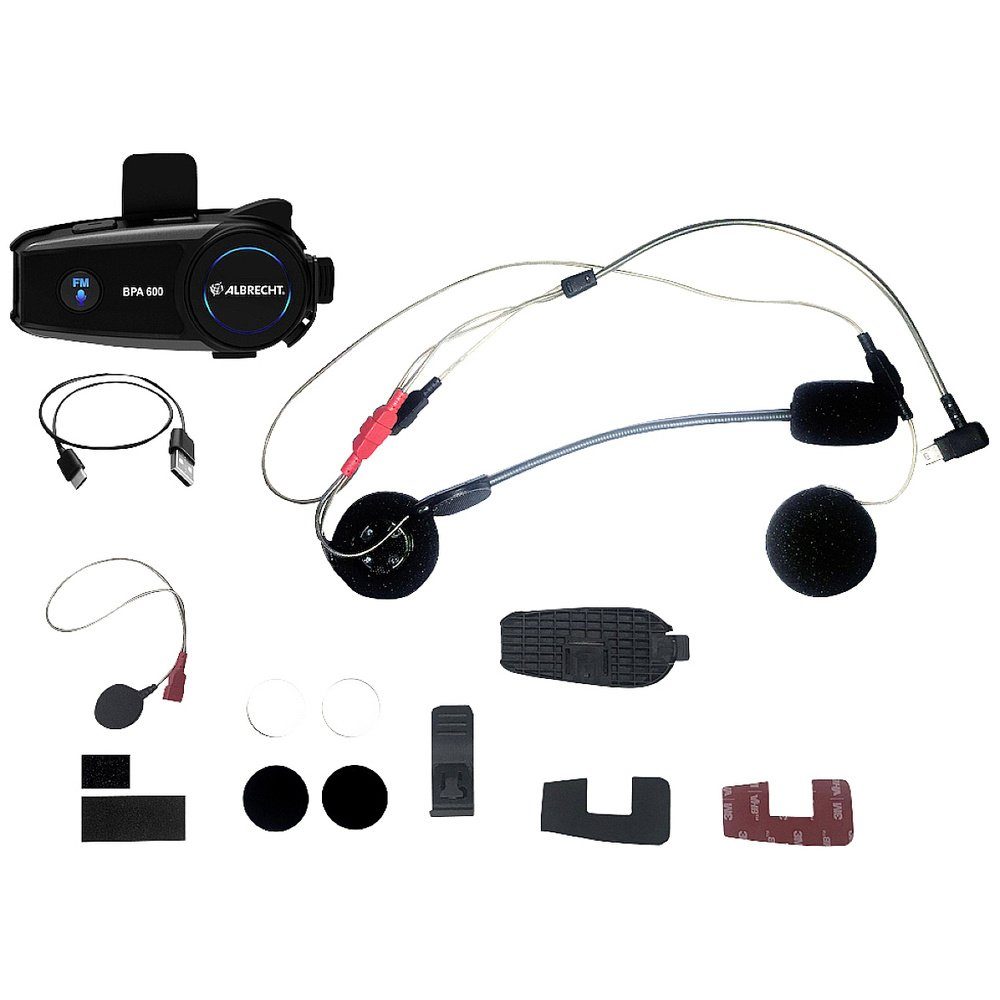 Albrecht BPA 600 15550 Bluetooth®-Headset mit Mikrofon Passend für (He Headset
