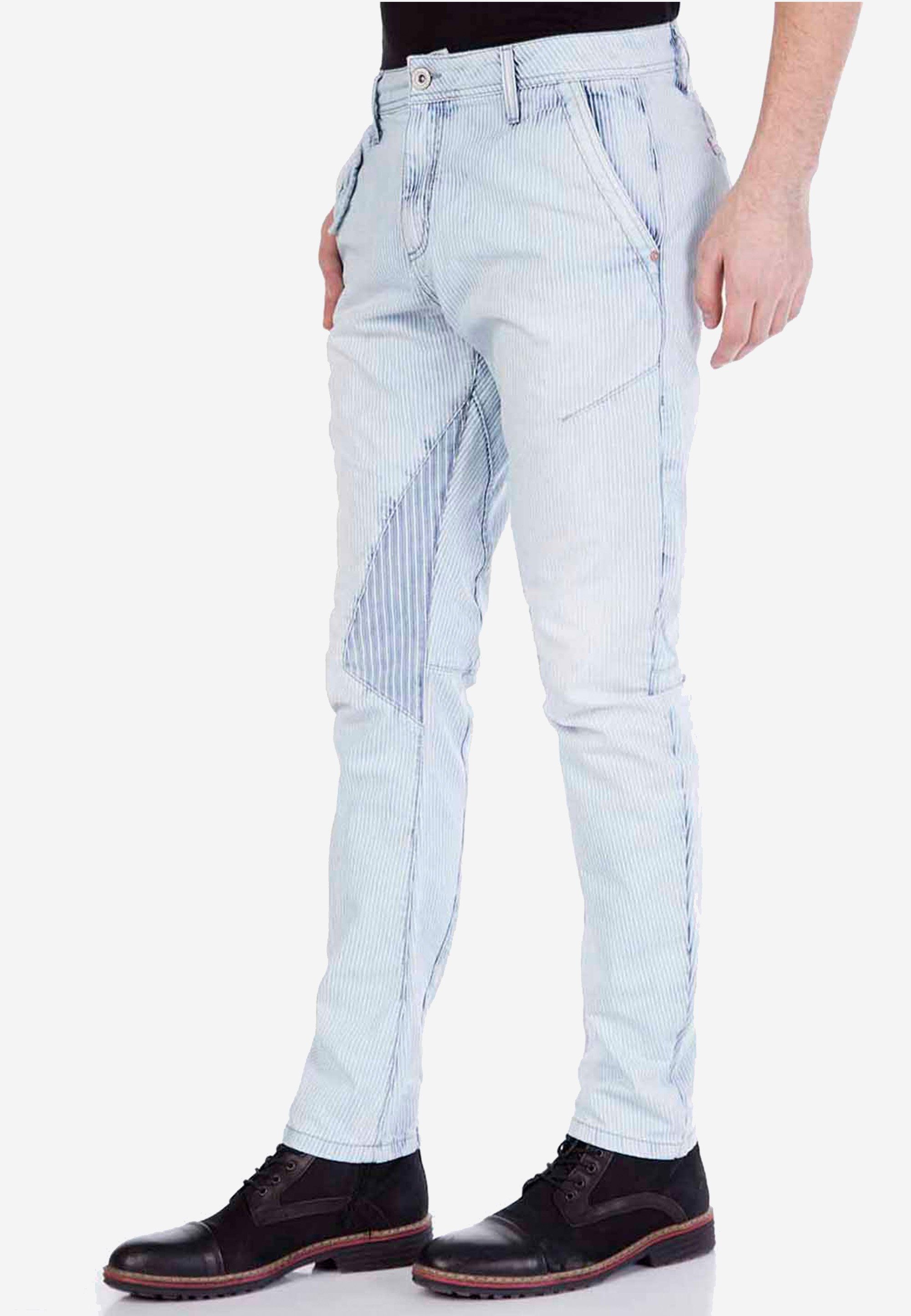& Slim-fit-Jeans Flicken-Elementen tollen Baxx mit Cipo