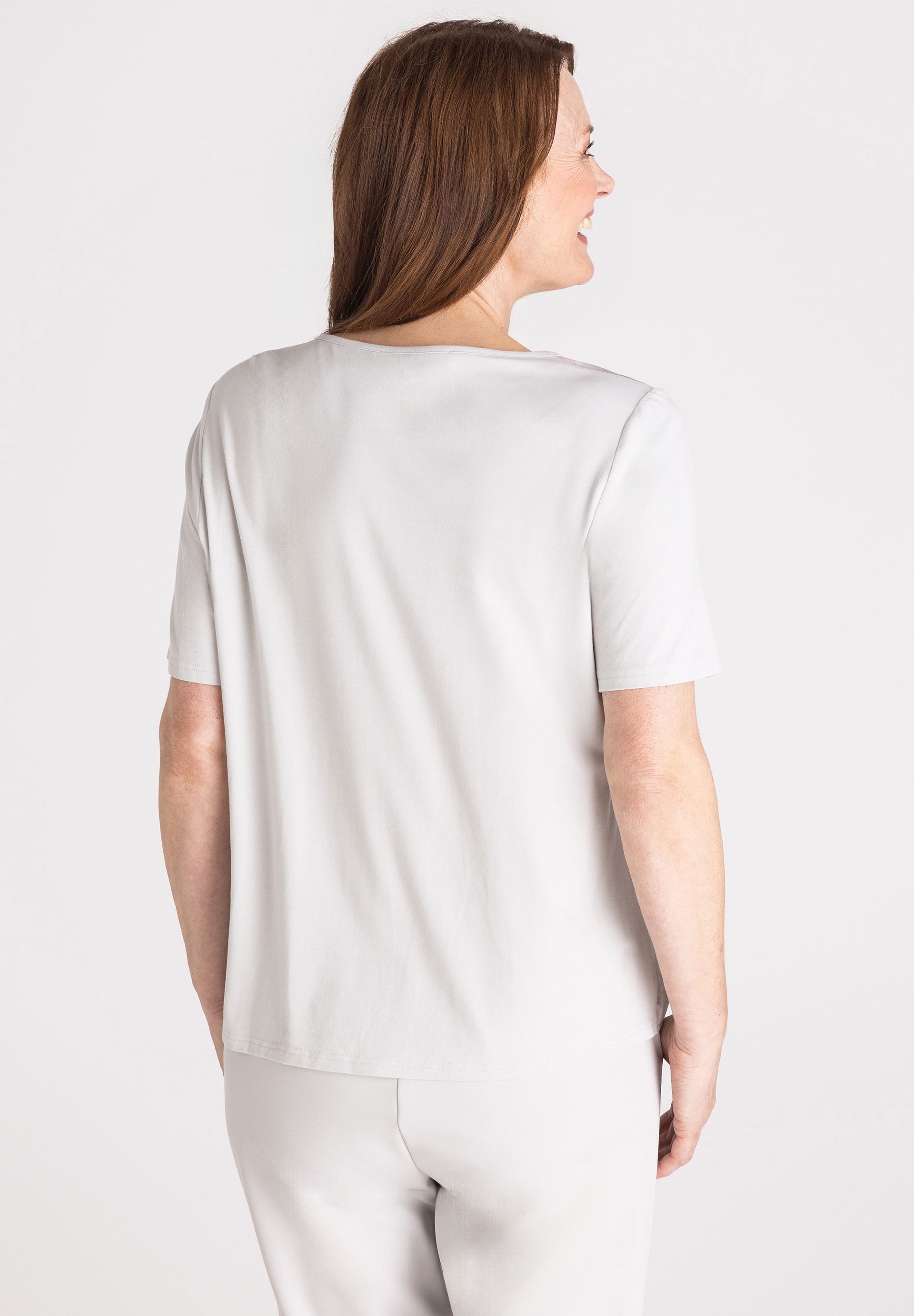 FRANK WALDER Blusenshirt mit Animal-Print