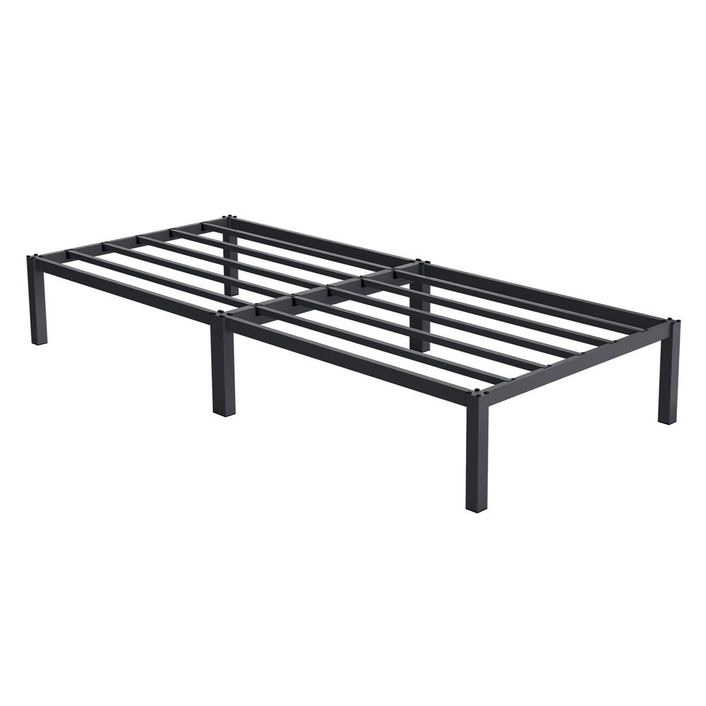 ML-DESIGN Metallbett Bettgestell Bettrahmen Stahlrahmen mit Lattenrost Metallbettrahmen, Einzelbett Paris Einzelbettgestell Gästebett Metall leichte Montage