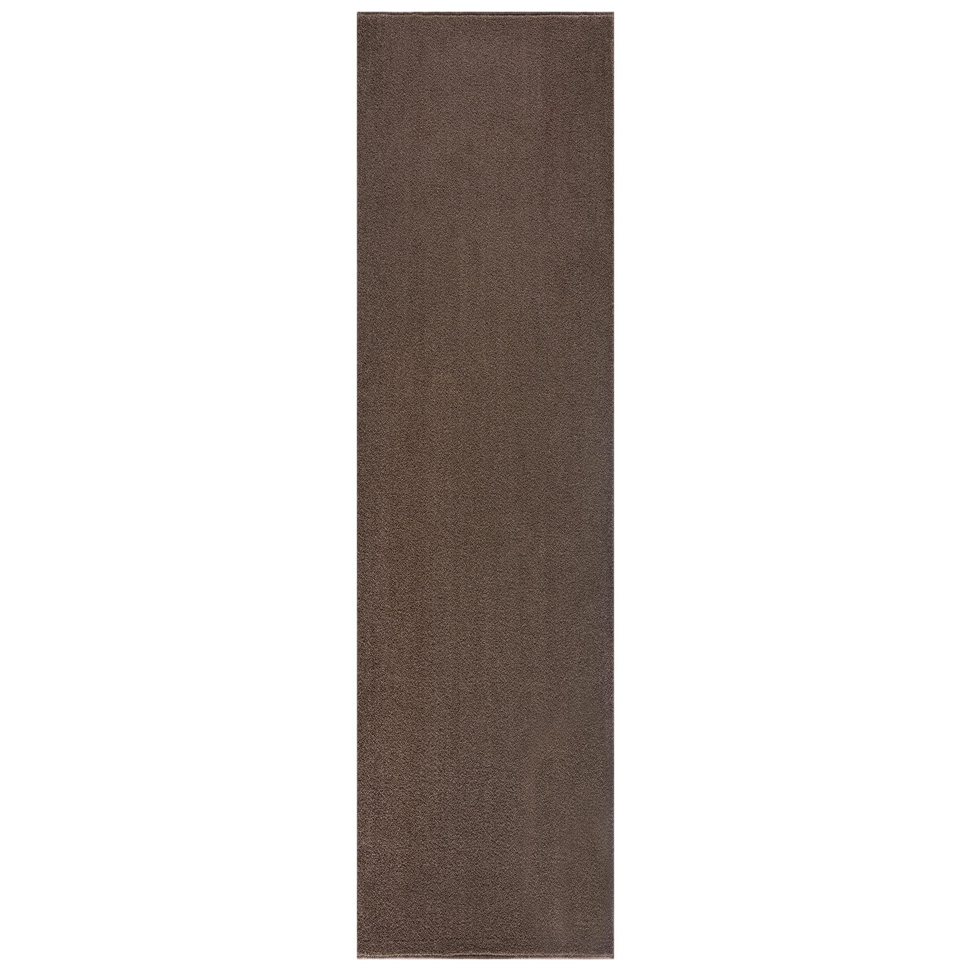 Jimri Teppich Lotus Wohnzimmer Teppich Einfarbig Kurzflor Läufer Uni, Läufer, Wohnzimmer Teppich Einfarbig Kurzflor Läufer