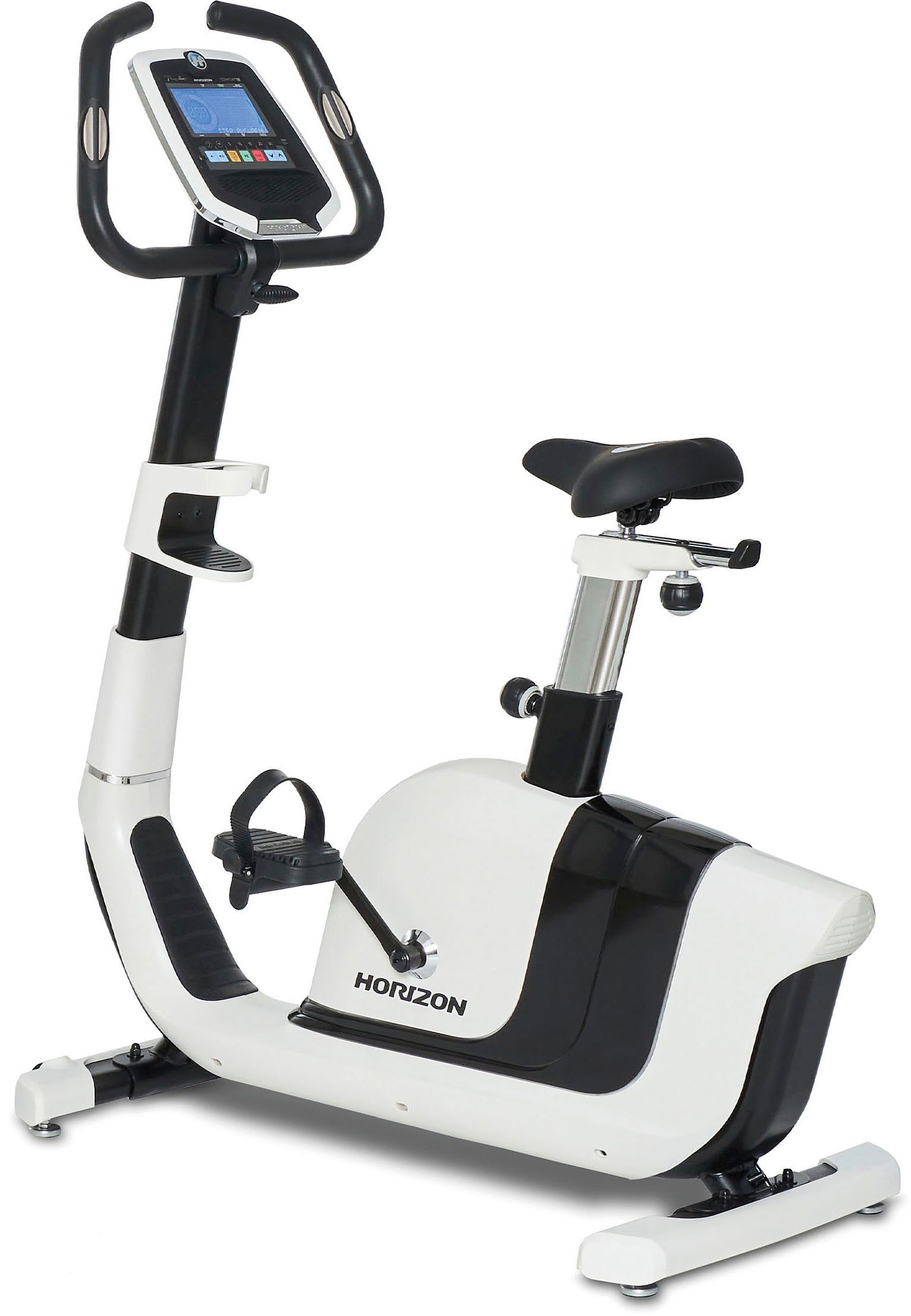 Horizon Fitness Ergometer Comfort 8.1, Multipositionslenker Stufenlos unterschiedliche verstellbarer Griffposition für