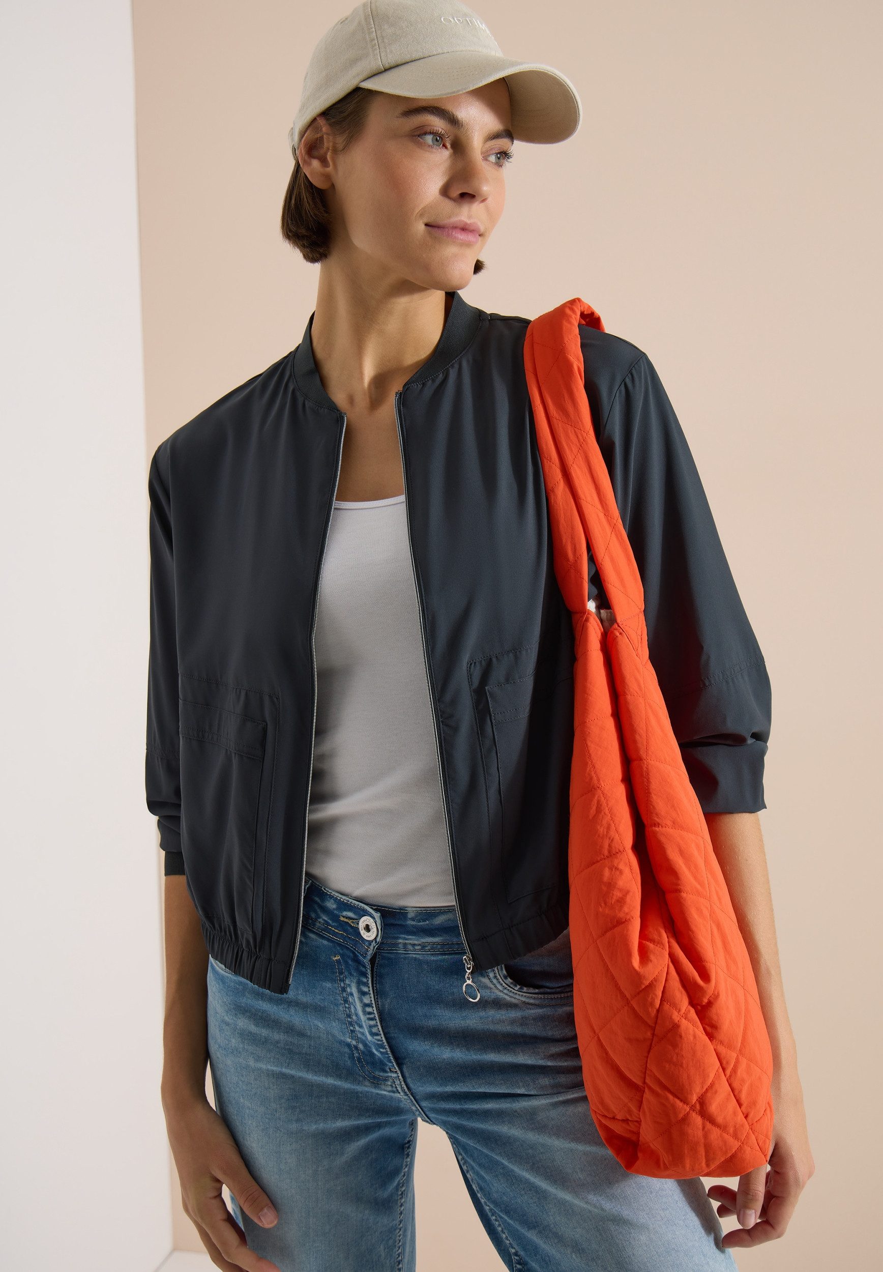 CECIL Blusenblazer Blouson Jacket Light Travel