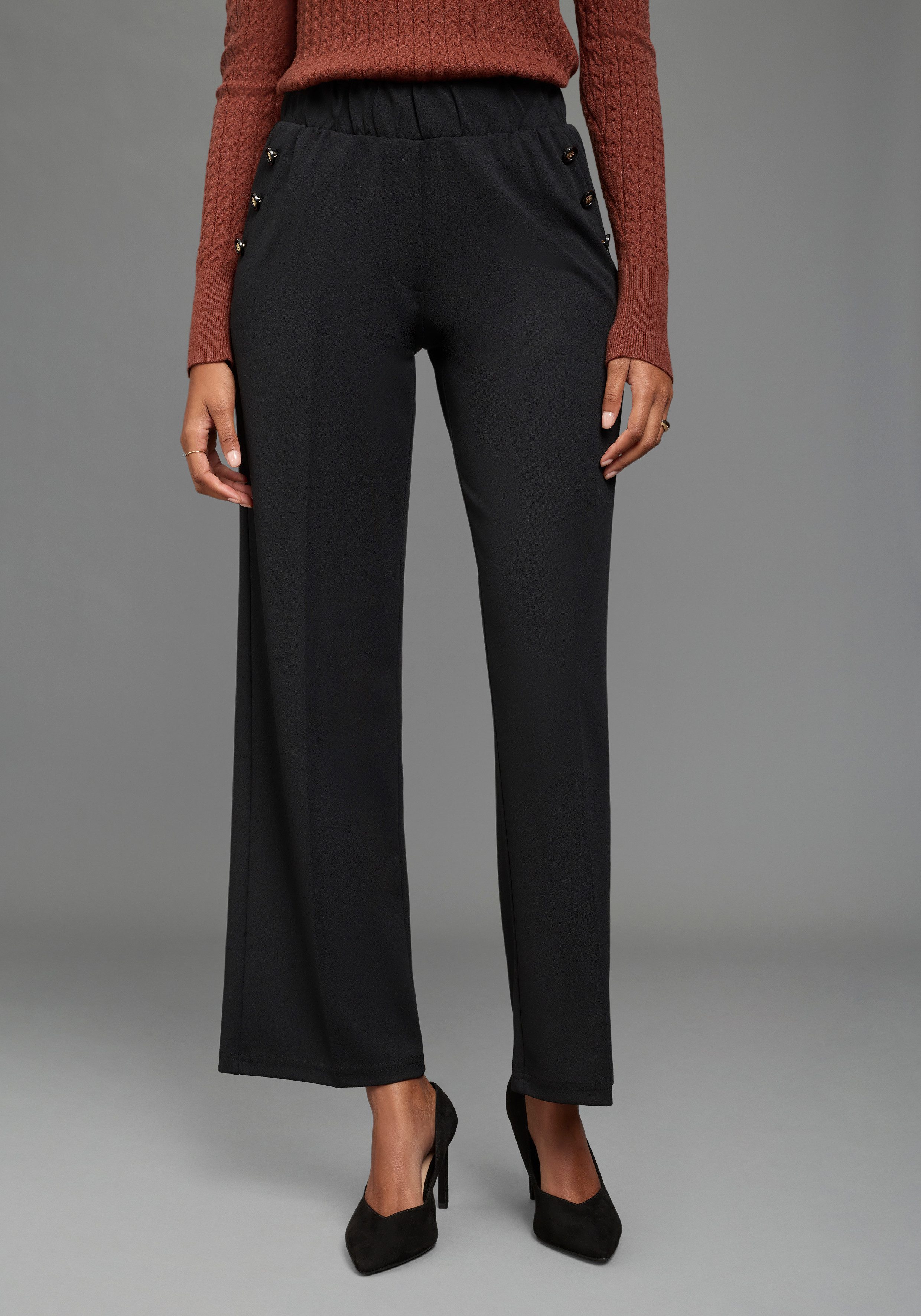 Laura Scott Schlupfhose Mit Bügelfalten und Zierknöpfen am Tascheneingriff. € 39,99, (€ 39,99 pro 1 Stk).