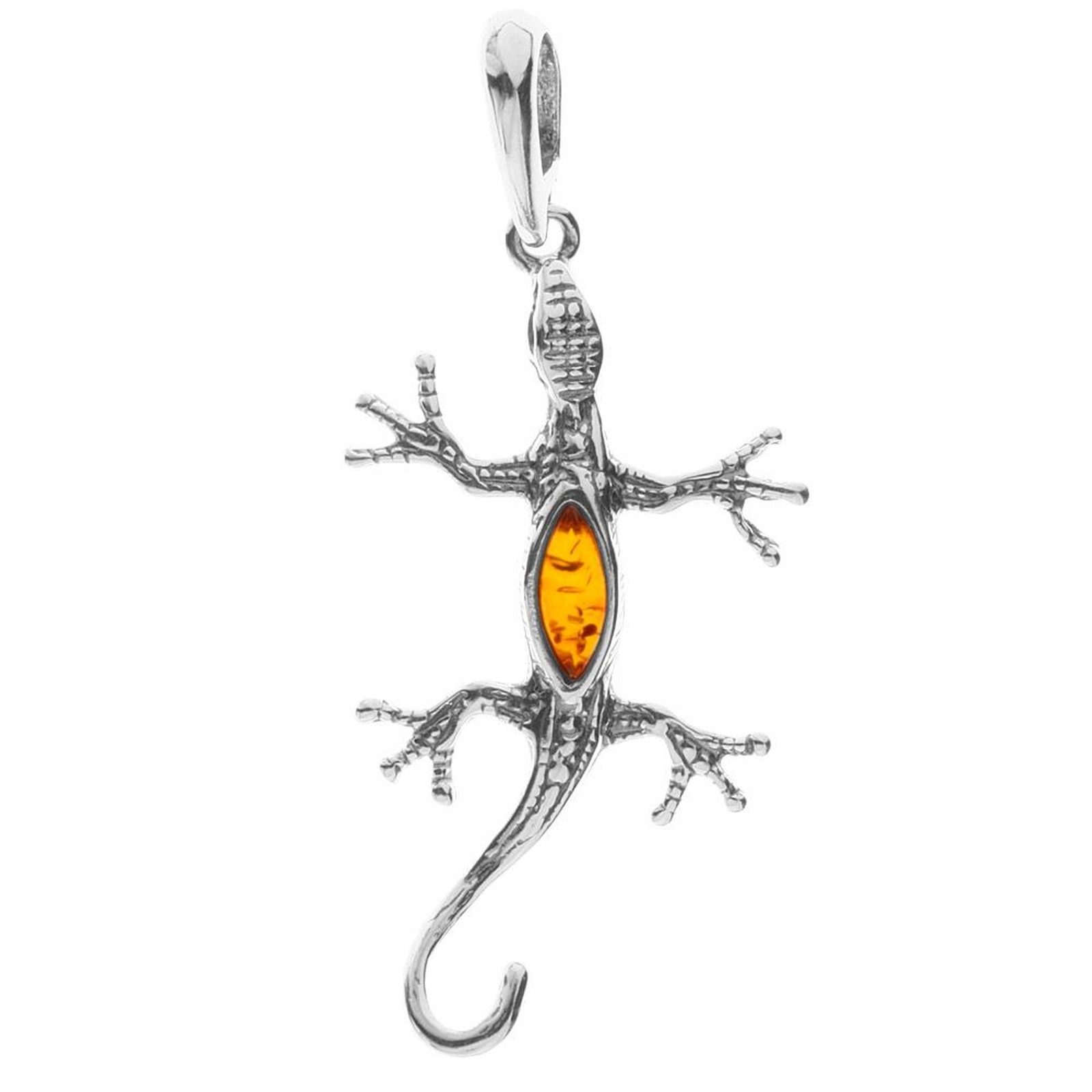 Kettenanhänger Ostsee-Schmuck Anhänger Salamander Anhänger Salamander