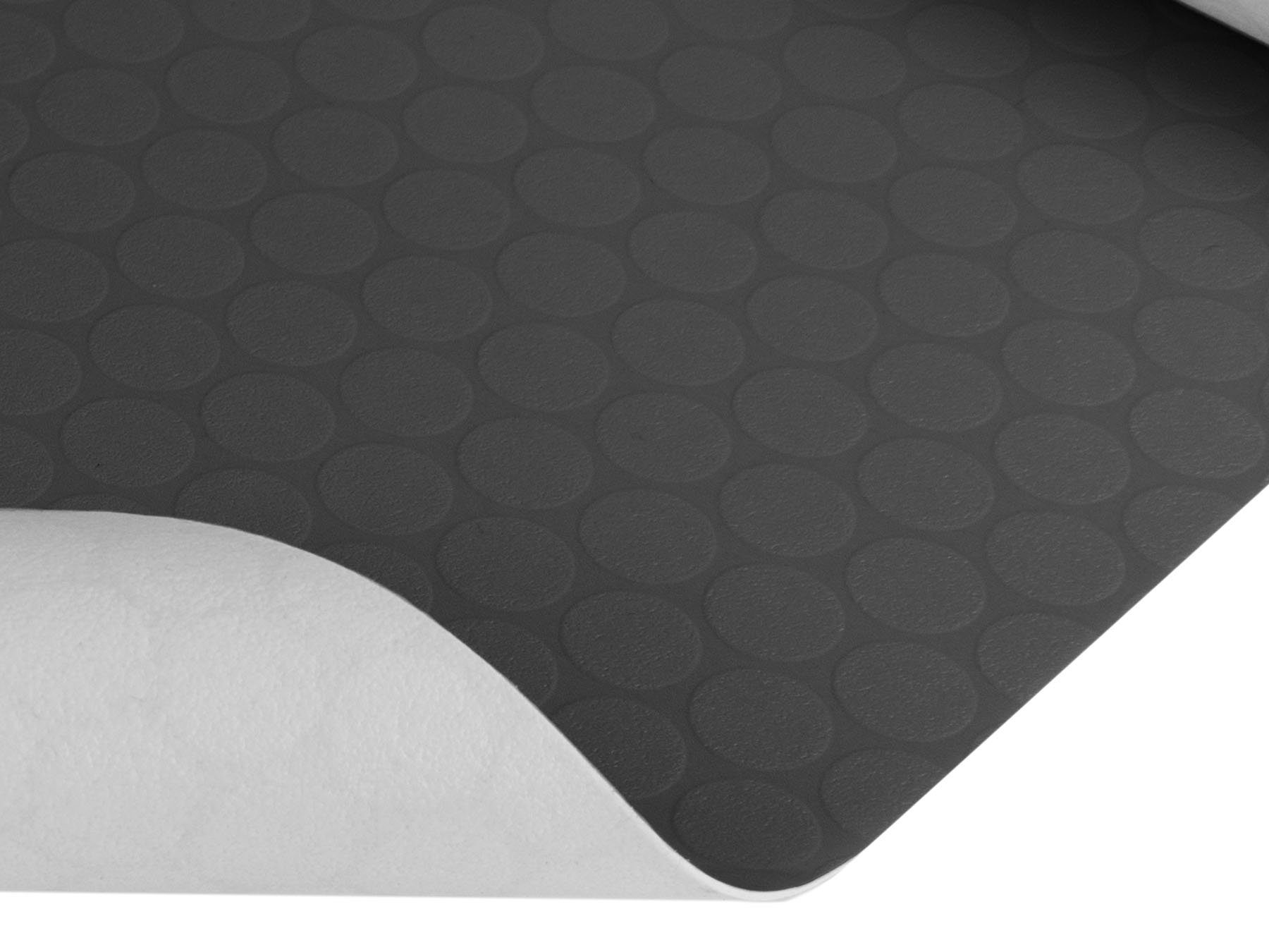 Primaflor-Ideen in Textil Vinylboden PVC Spot, verlegen, Bodenbelag Expotop leicht 100% recyclebar zu Vinyl pflegeleicht, robust, Anthrazit