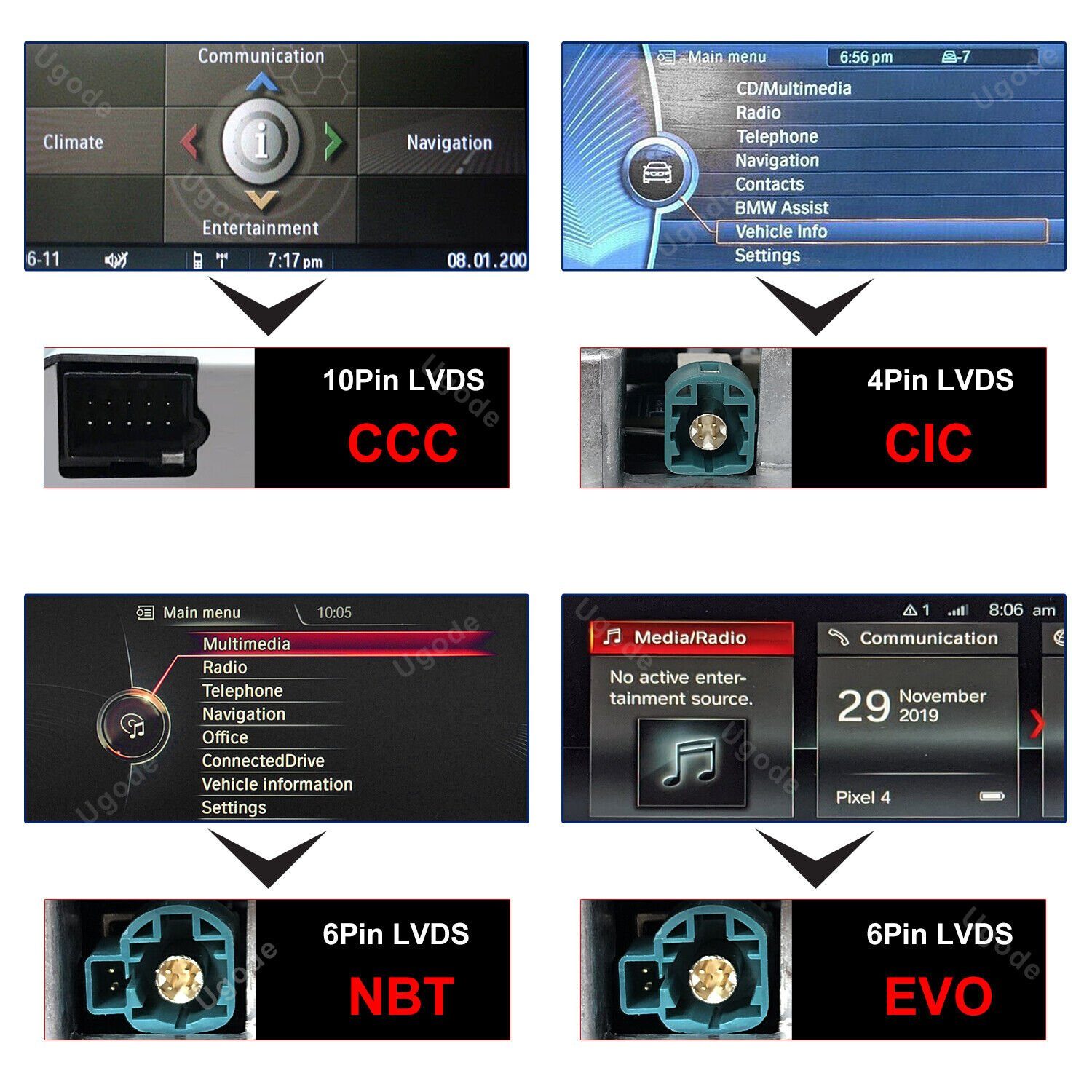 GABITECH 10.25'' Android 13 Autoradio Apple Carplay für BMW X3 X4 F25 F26 Autoradio