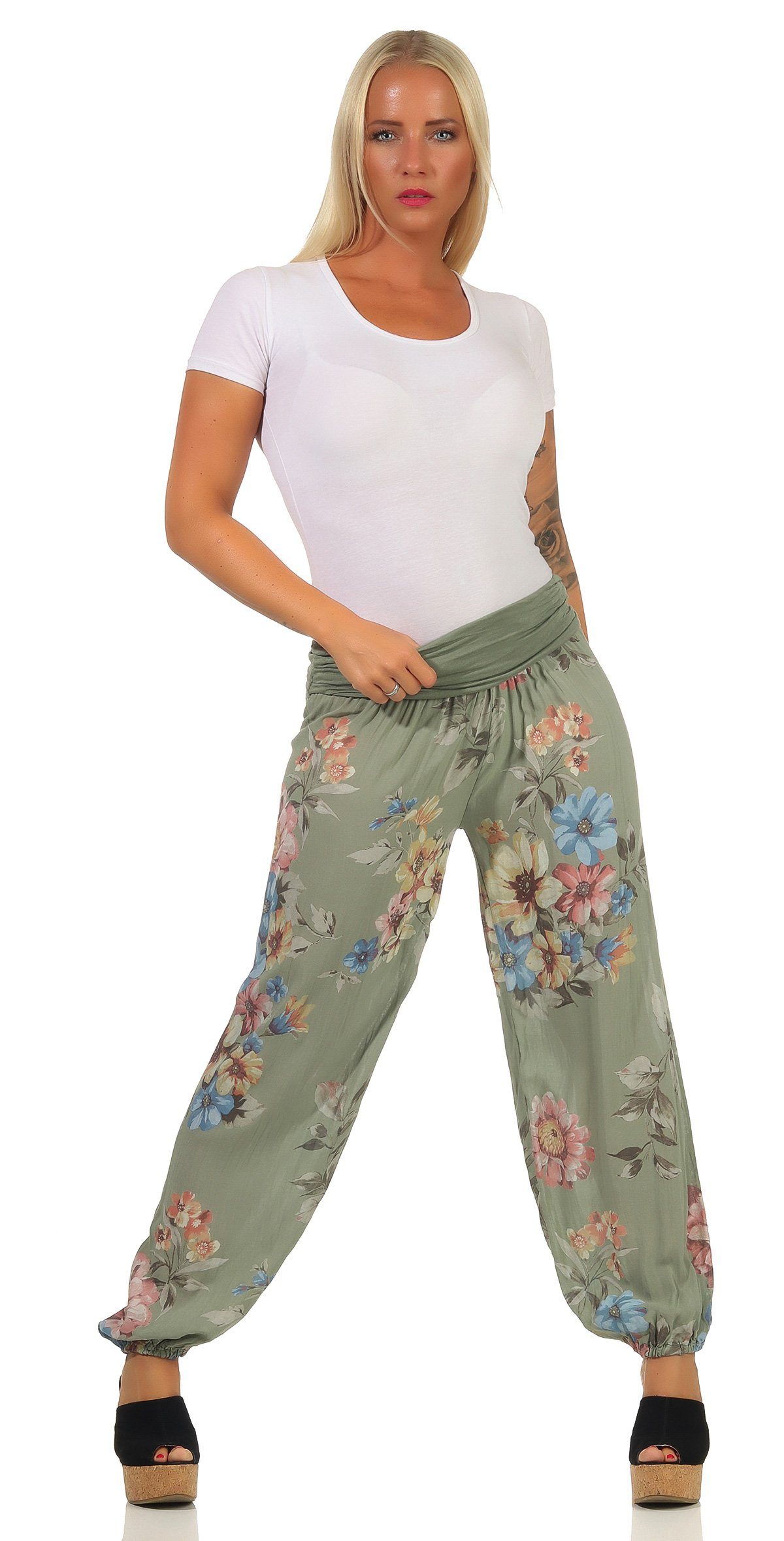 Mississhop Haremshose Ballonhose Pluderhose Pumphose Aladinhose günstig online kaufen