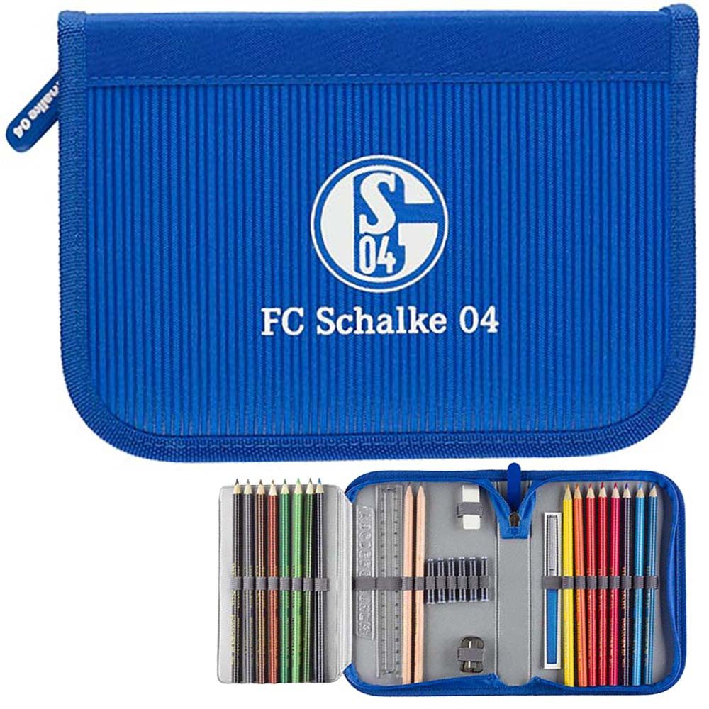 Federtasche FC Schalke 04 Schüleretui 29-teilig