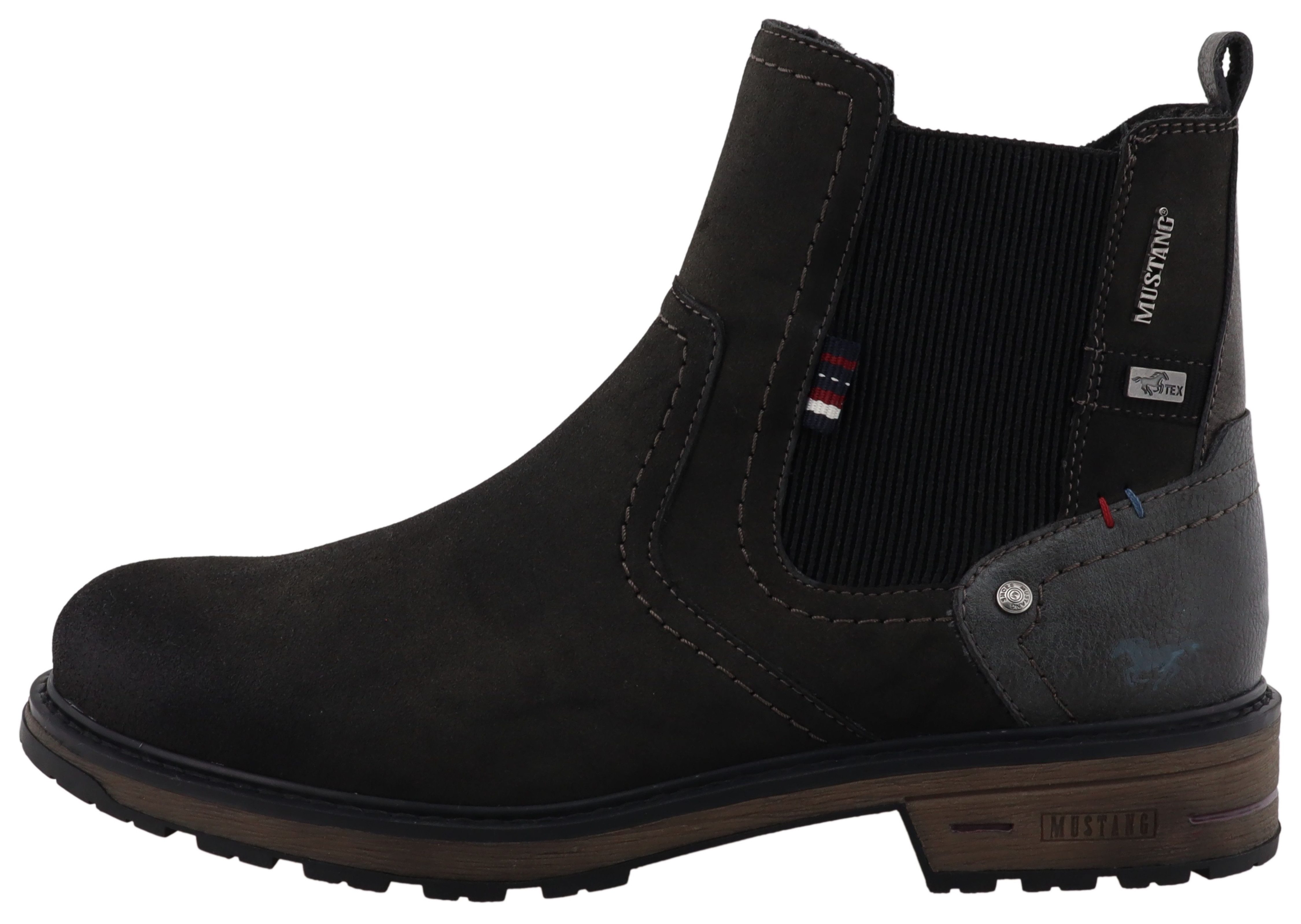 Mustang Shoes Marian Chelseaboots Stiefelette, Boots mit Warmfutter