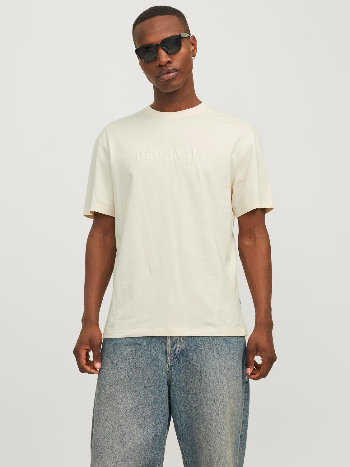 Jack & Jones Herren Rundhals T-Shirt JORFREDERIKSBERG - Regular Fit günstig online kaufen