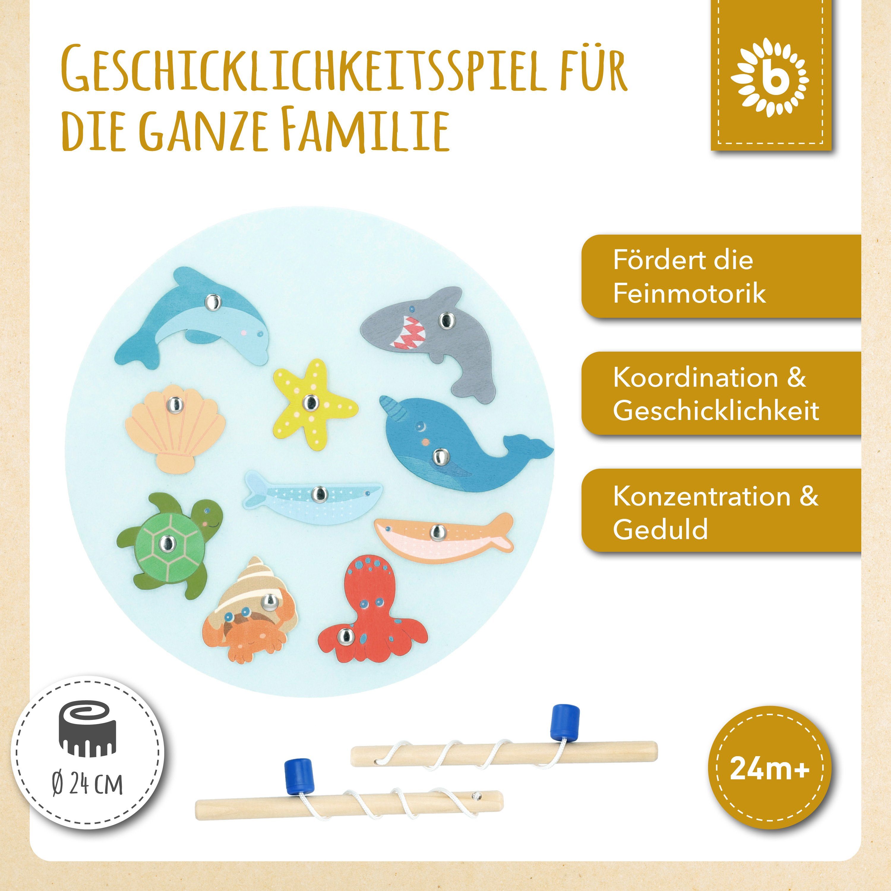 BIECO Lernspielzeug Bieco Magnet Spiel Fische Angeln 13 tlg. Angelspiel Hol günstig online kaufen