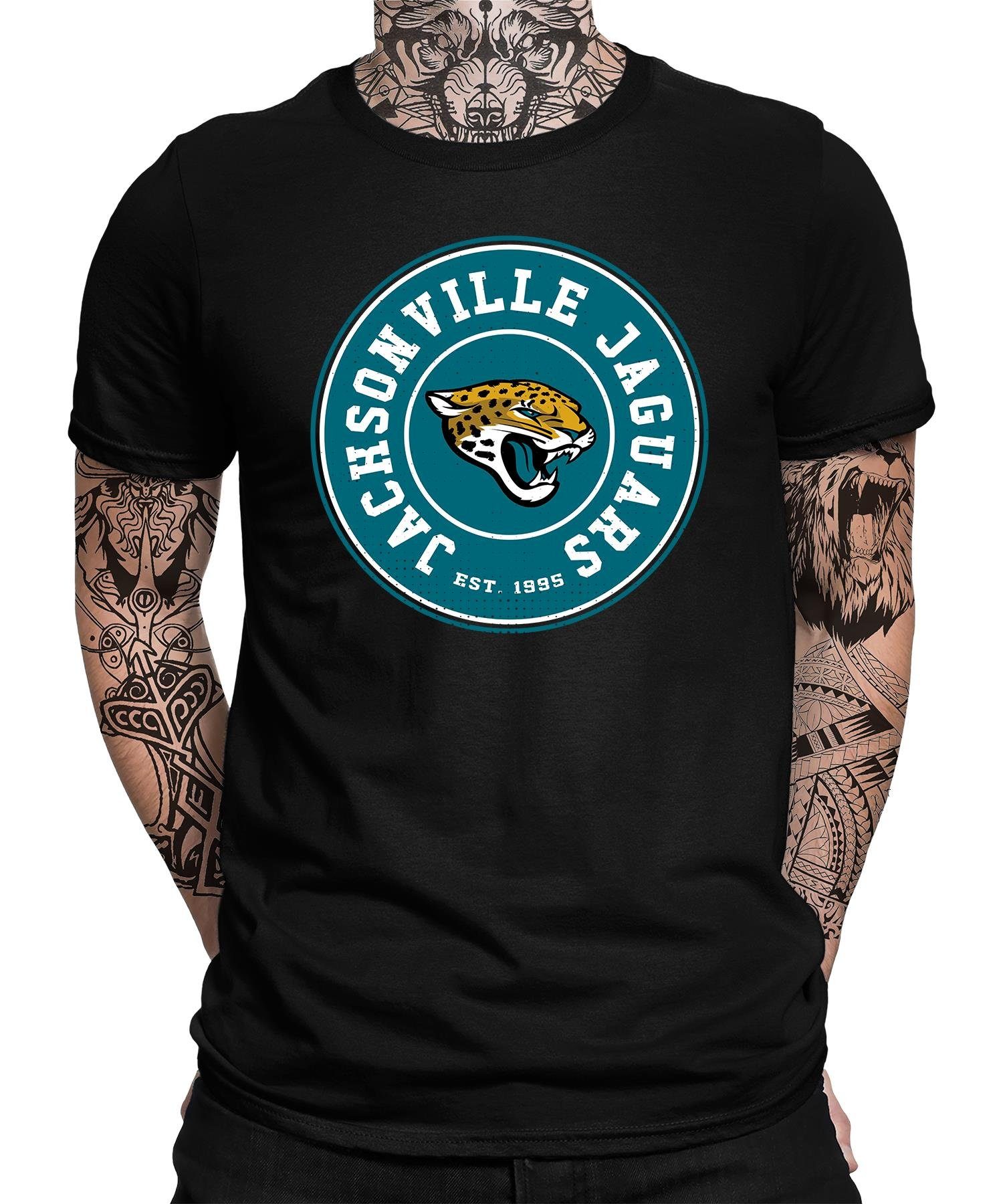 Quattro Formatee Kurzarmshirt Jacksonville Jaguars - American Football NFL Super (1-tlg) | T-Shirts