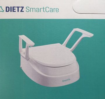 DIETZ® REHA-PRODUKTE Toilettensitzerhöhung Dietz SmartFix Toilettensitzerhöhung 8, 12 oder 15 cm mit Armlehnen