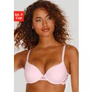 LASCANA Schalen-BH Vittoria mit Bügel, weiche Spitze & seidige Microfaser, bequemer BH, T-Shirt-BH