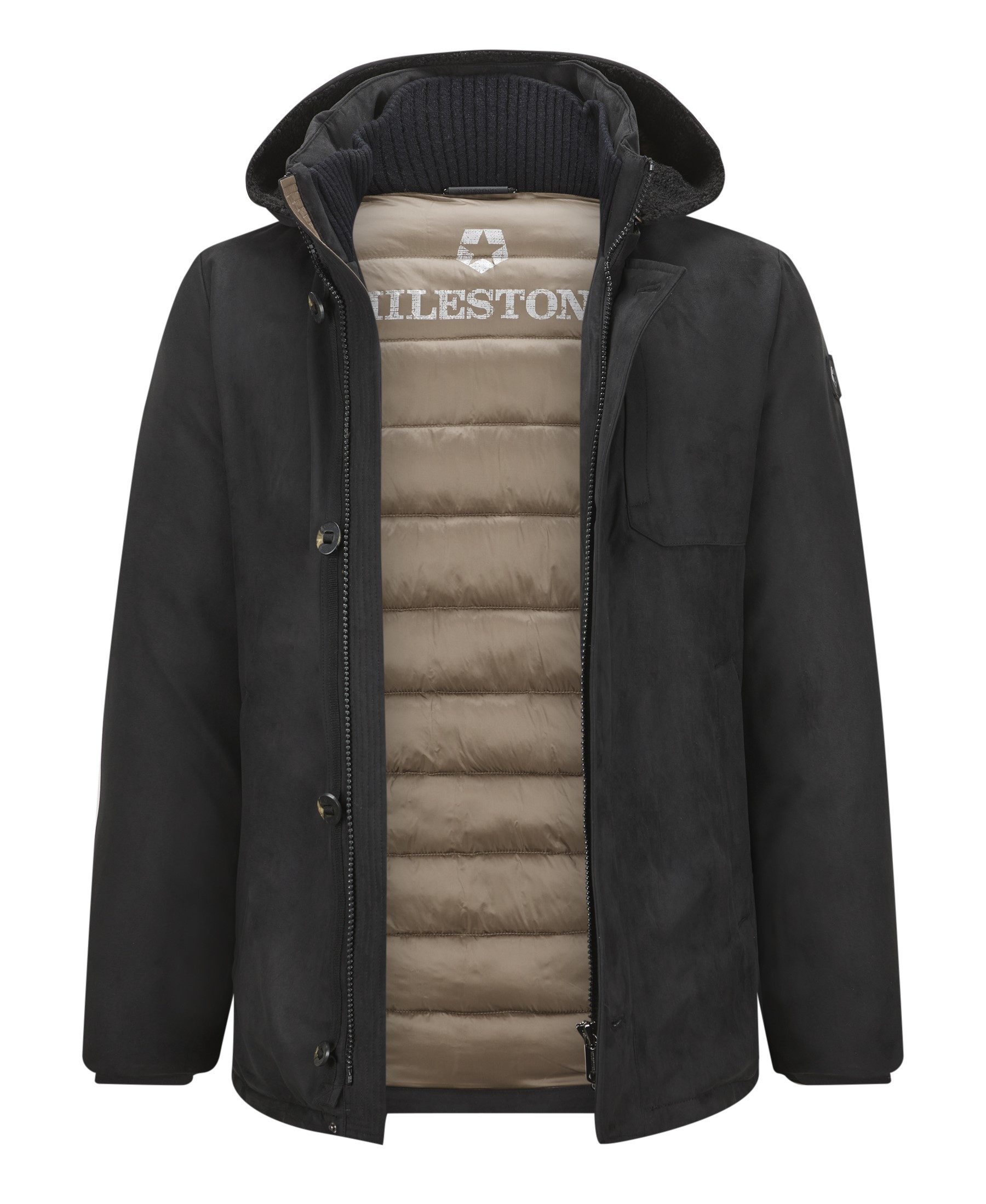 Milestone Parka MSBennet aus Microvelours mit abnehmbarer Kapuze, atmungsak günstig online kaufen