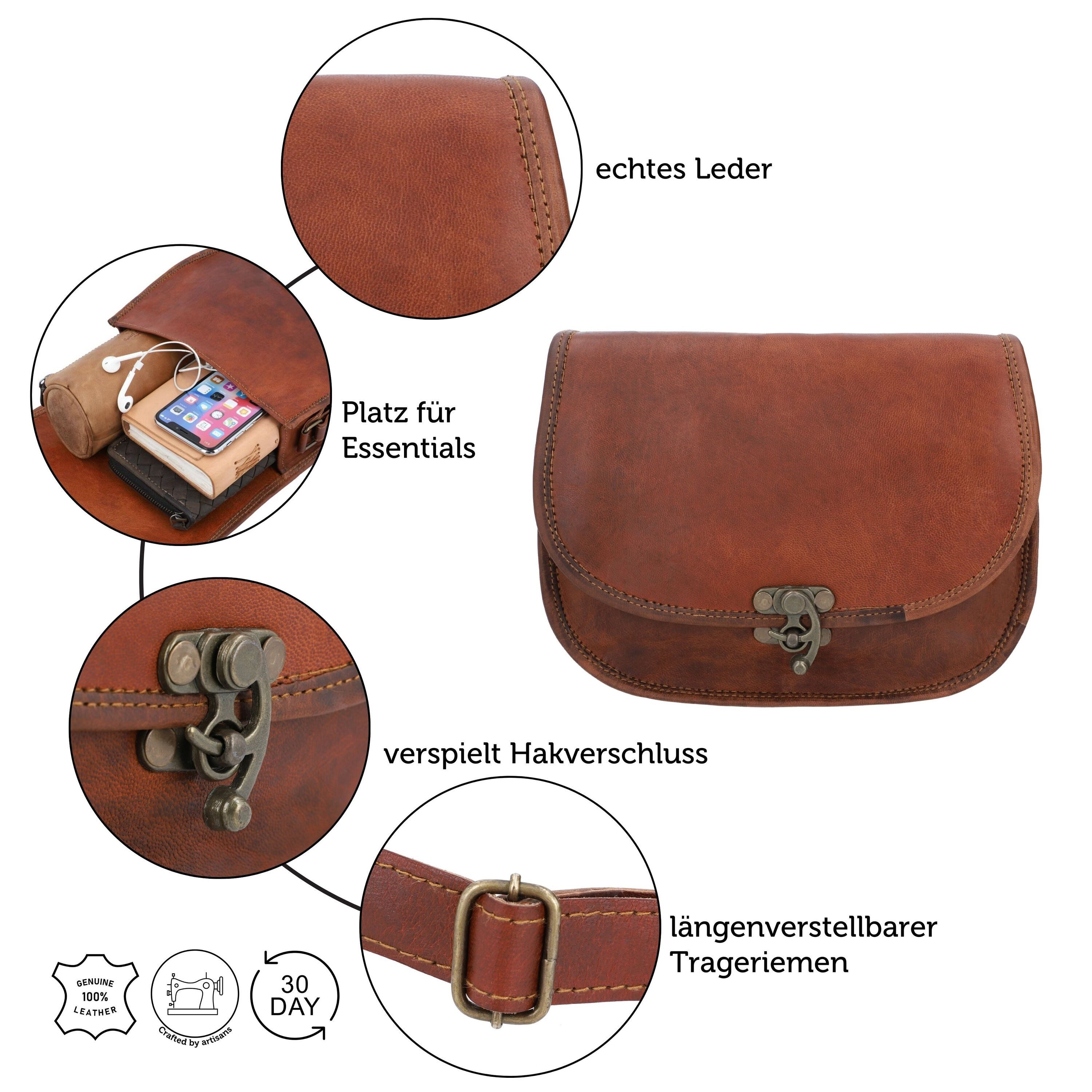 Gusti Leder Handtasche Gusti Leder Handtasche Edda (1-tlg)