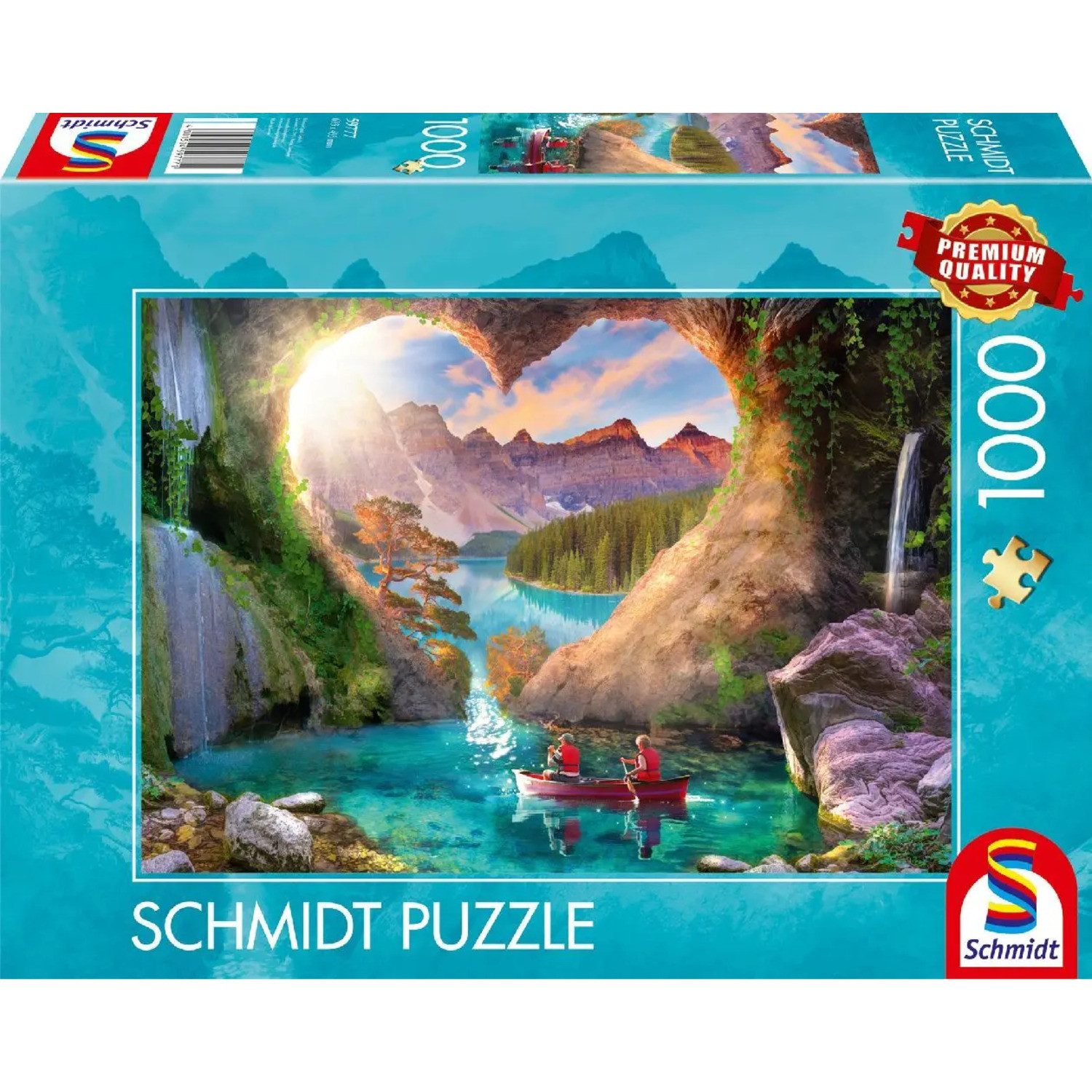 Schmidt Spiele Puzzle Ausblick mit Herz, 1000 Puzzleteile günstig online kaufen