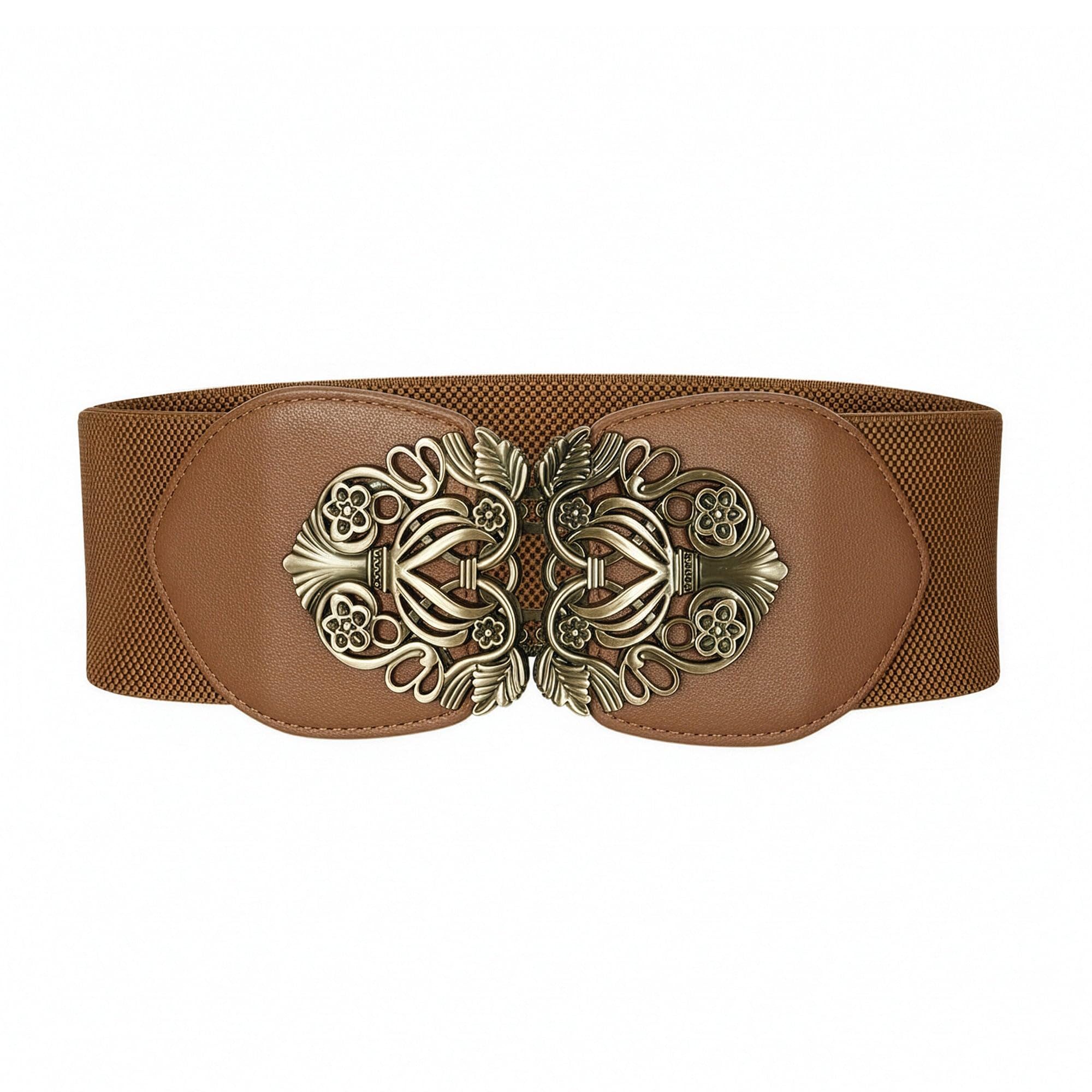 Bwecuy Taillengürtel Breiter Elastischer Taillengürtel für Frauen, Breite Retro Mode Cinch Damen Vintage Stretchy Taille Gürtel für Kleider