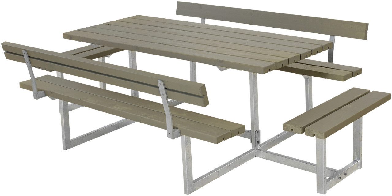 PLUS Gartenlounge-Set Plus Kombimöbel Basic 260 x 184 x 73 cm mit 2, Witterungsbeständig