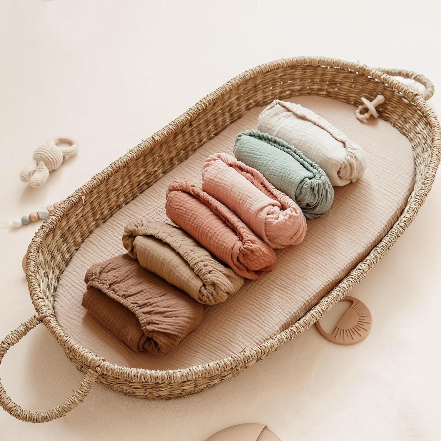 Kaket Babybettwäsche Babybett Spannbettlaken, 2er Set, günstig online kaufen