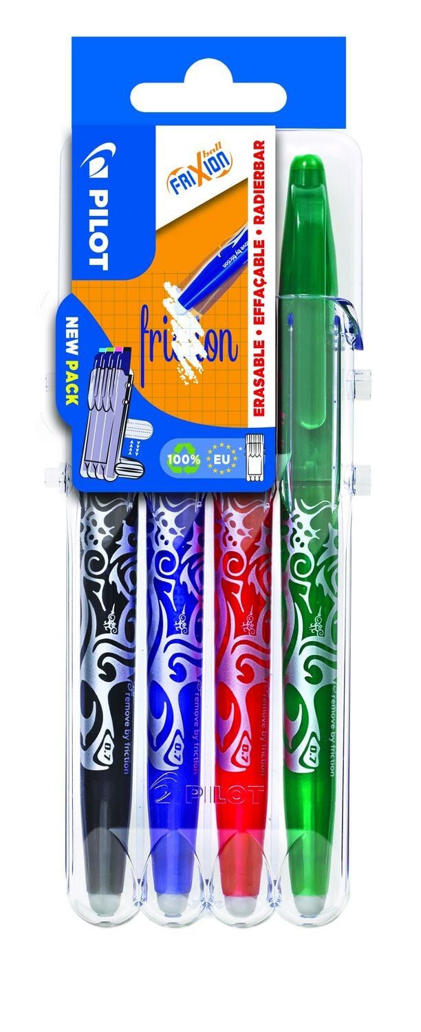 PILOT Tintenroller PILOT Tintenroller FriXion Ball 0.7 (M) Schwarz/Blau/Rot/Grün 4er Set2