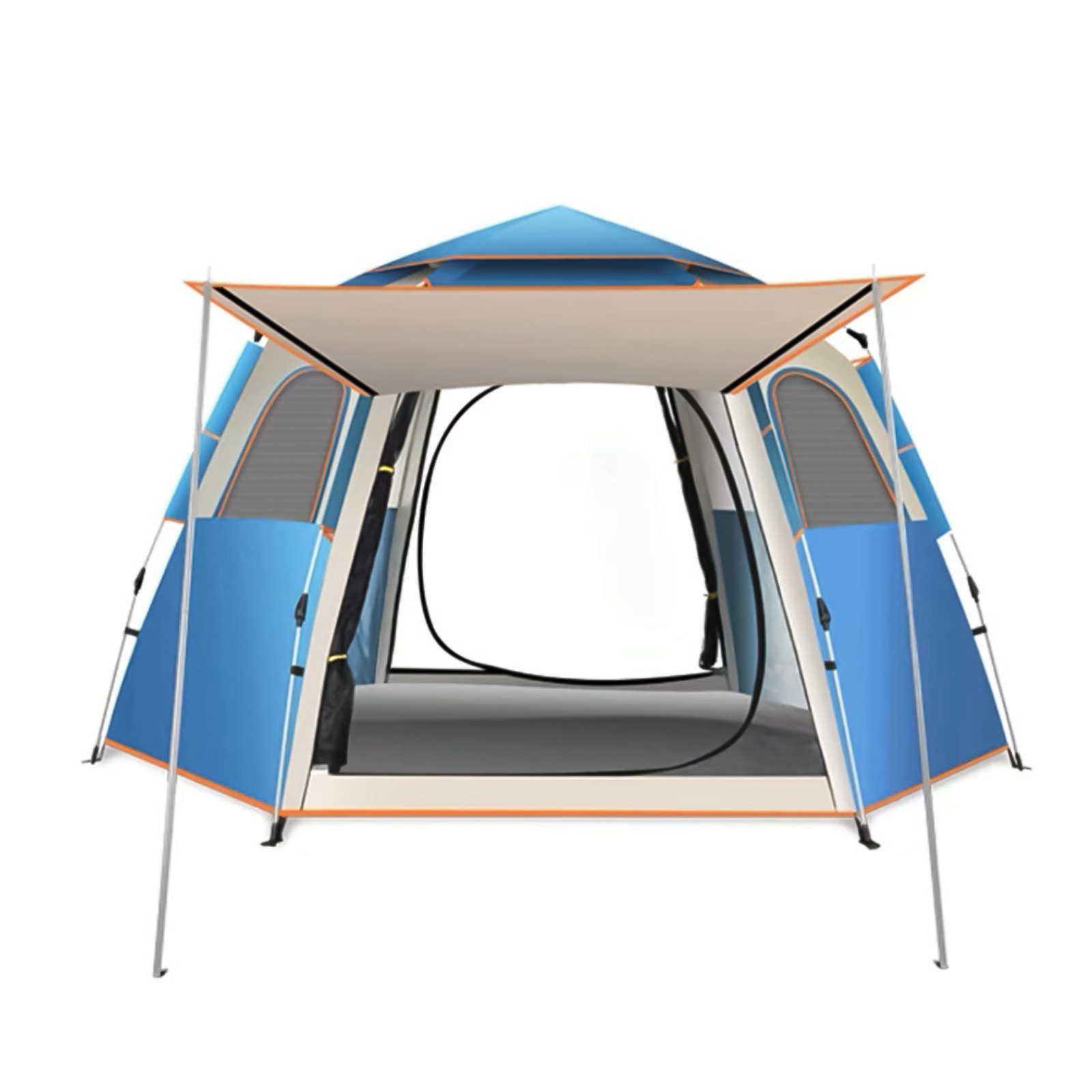 TWSOUL Wurfzelt sechseckiges Zelt, 240*240*135cm, Personen: günstig online kaufen